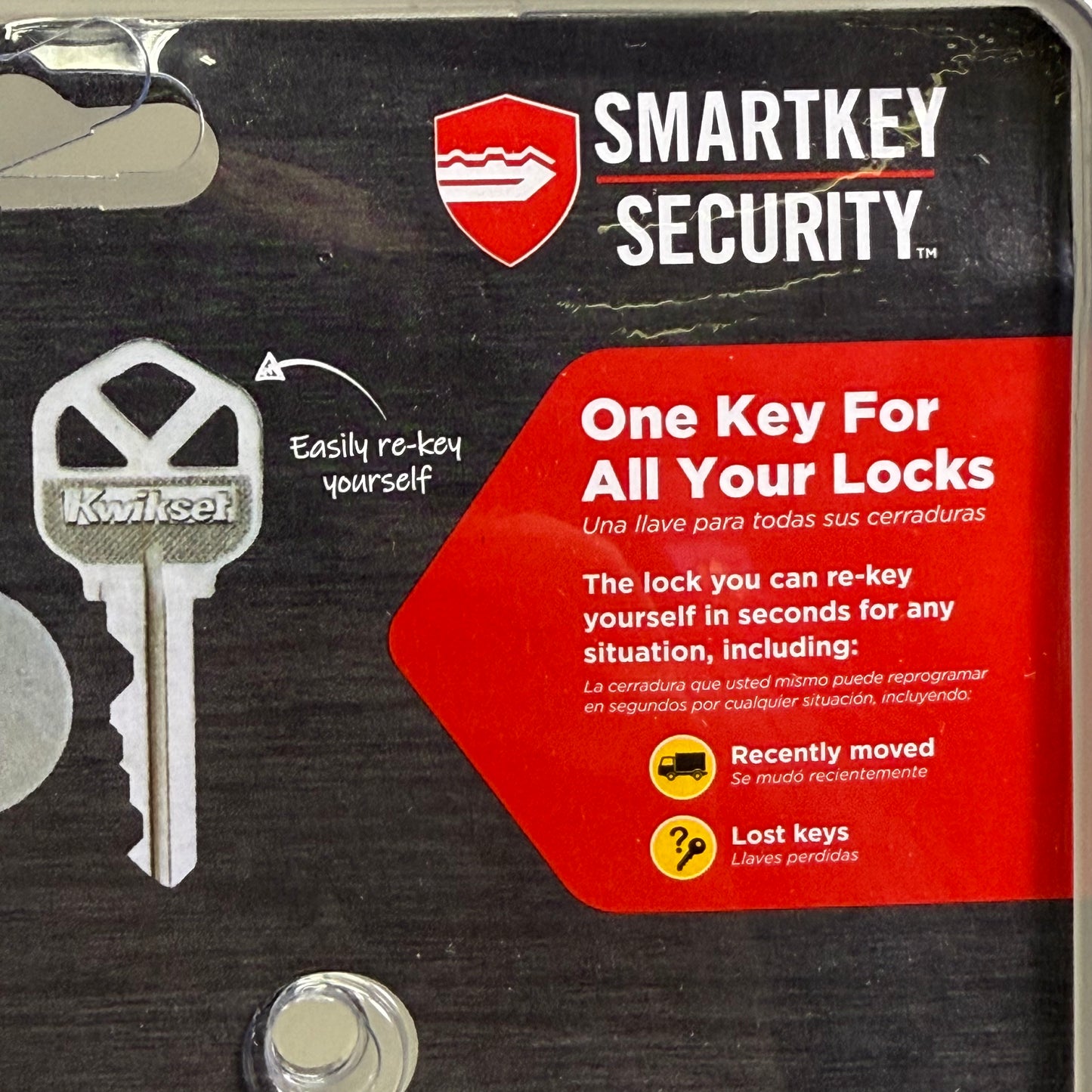 KWIKSET Keyed Entry & Single Cylinder Deadbolt Satin Nickel Finish 96900-422