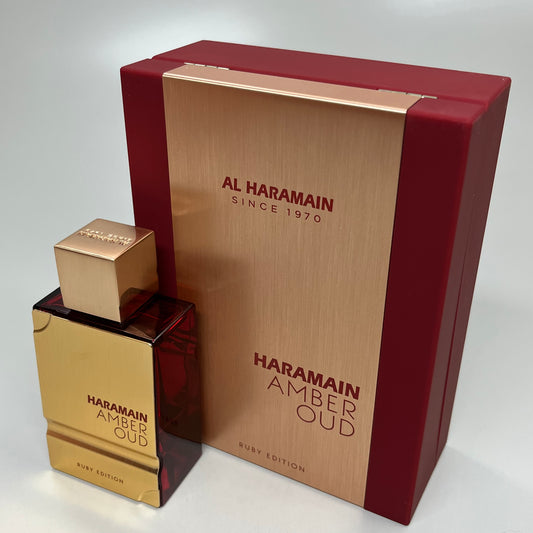 AL HARAMAIN Amber Oud Eau De Parfum Ruby Edition 2.0 oz / 60ml AHP1148 (New)