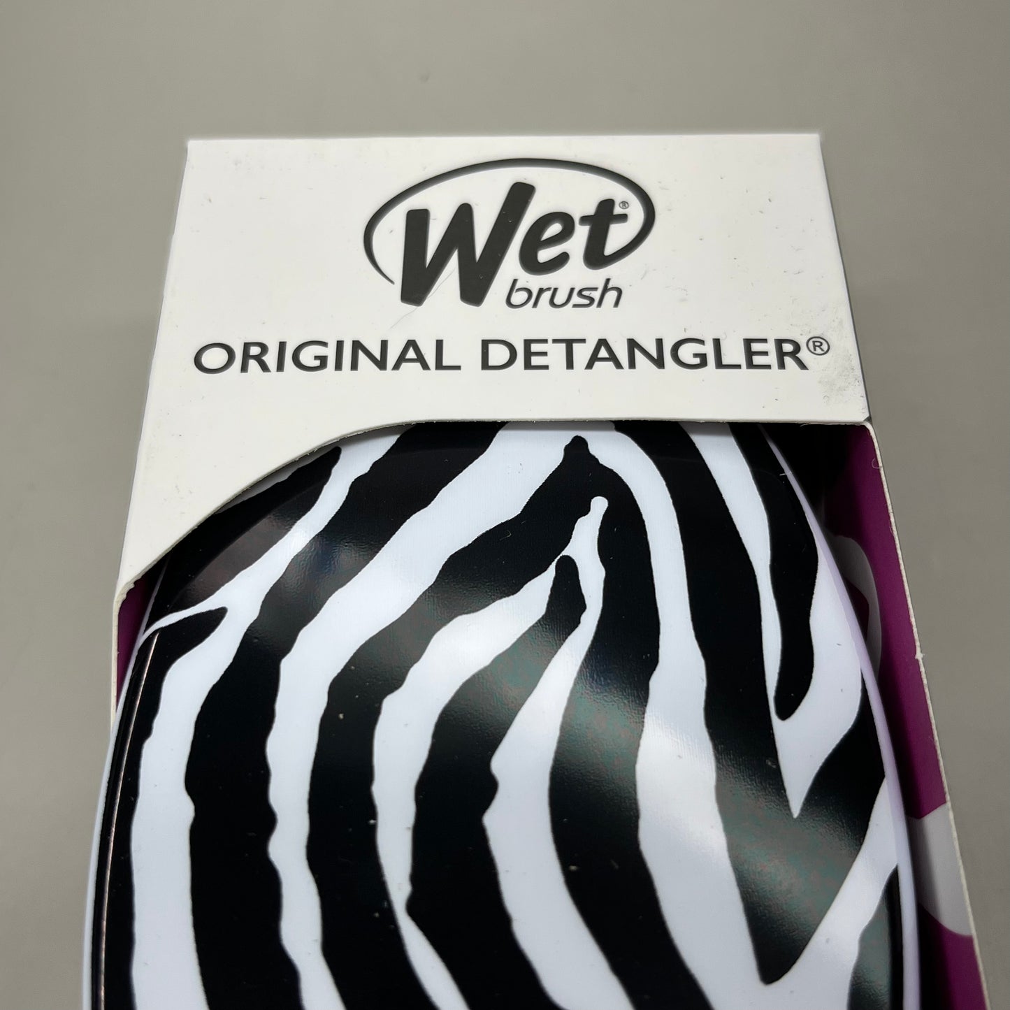 WET BRUSH (3-PACK!) Original Detangler Zebra Print Black/White GYSPB830SAFA