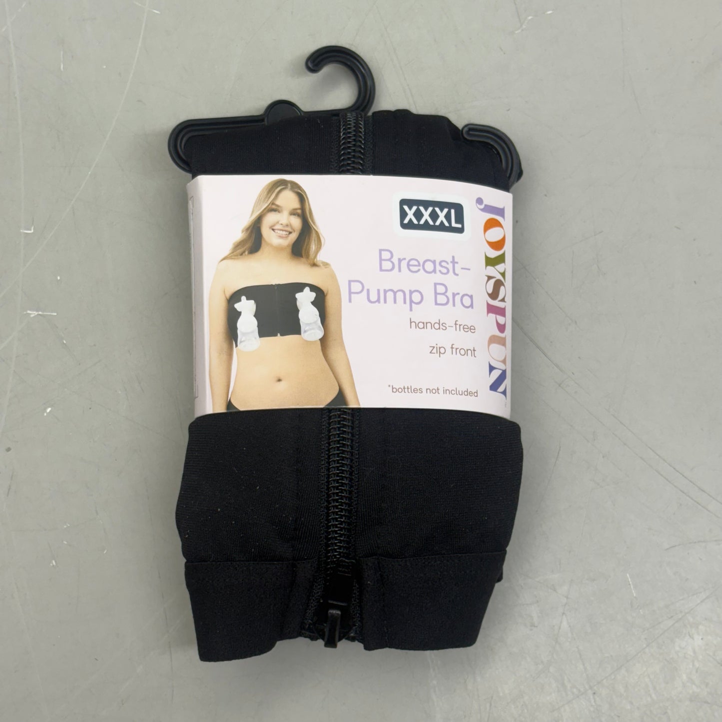 JOYSPUN Women's Maternity Hands-Free Nursing Pumping Bandeau Bra Size XXXL