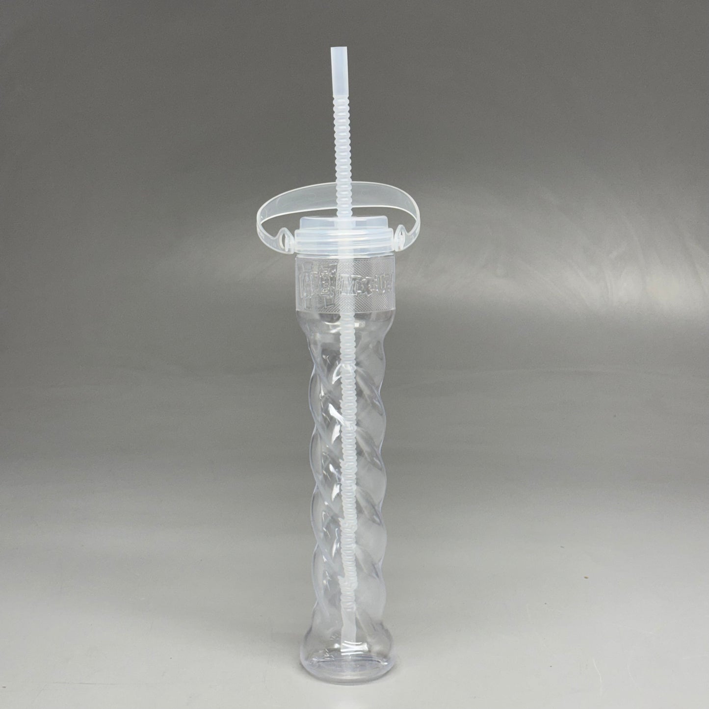 ZA@ WHIRLEY (40 Pack) Icee Mix It Up Cups w/ Lid, Straw, & Handle Clear 200027462