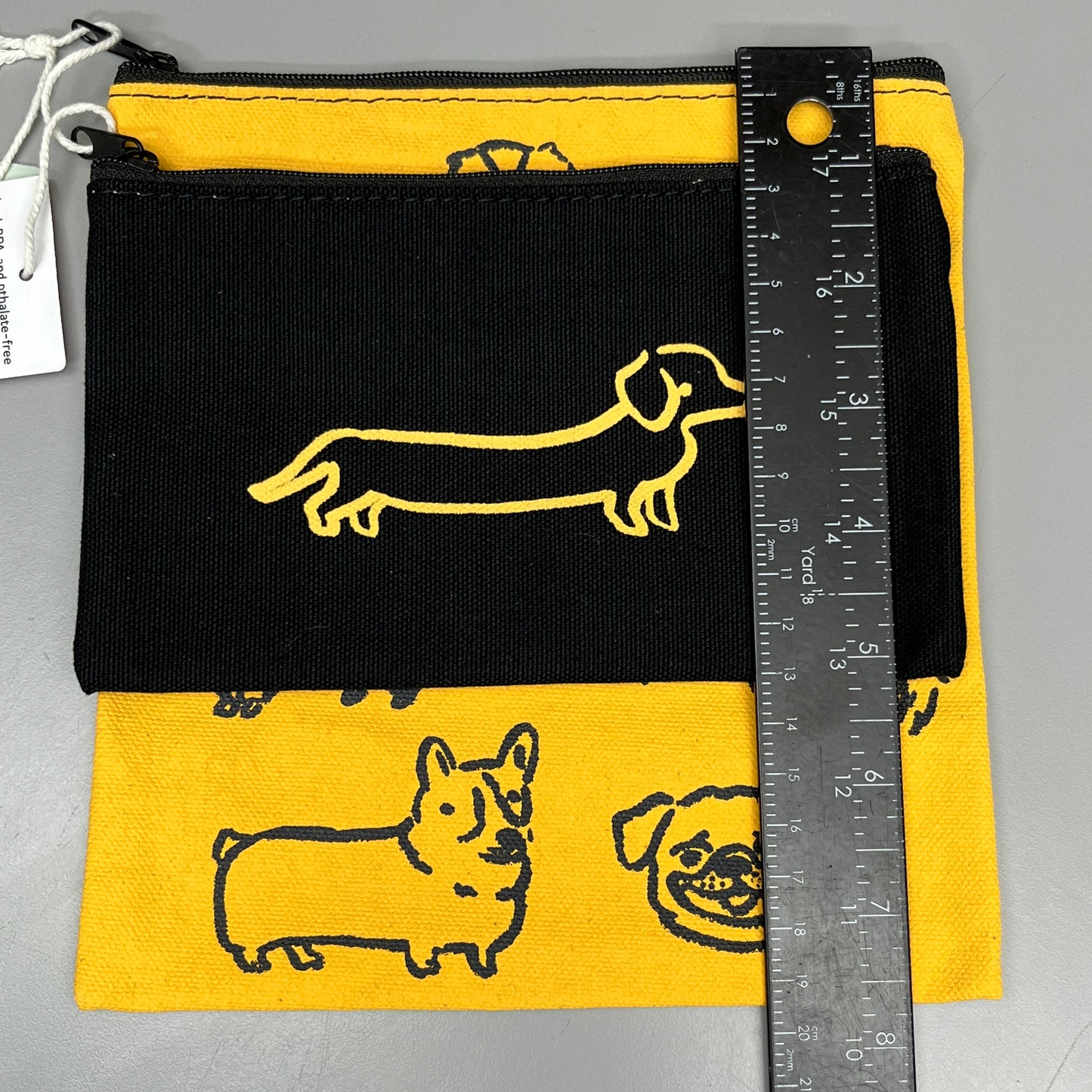 DANICA JUBILEE Reusable Dog Park Snack Bag Set 7"x 7.5" Orange/Black 3364034 (New)
