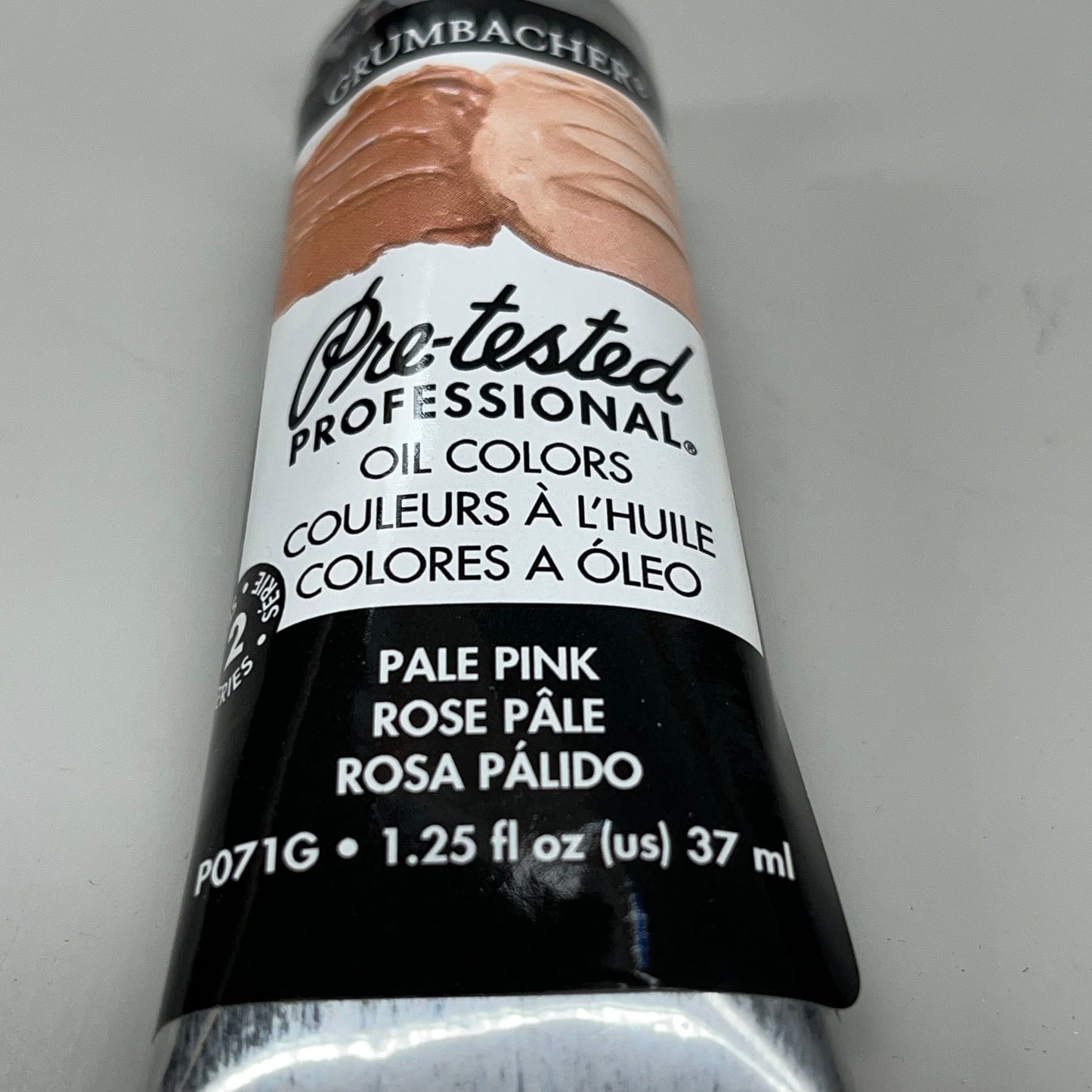 GRUMBACHER 3-PACK! Oil Paint Pre Pale Pink 1.25 fl oz / 37 ml PO71G (New)