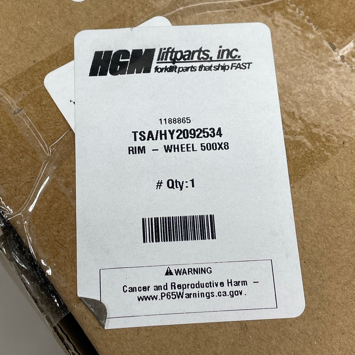 HGM LIFTPARTS, INC. Hyster Forklift Parts Split Rim Kit 500x8 HY2092534