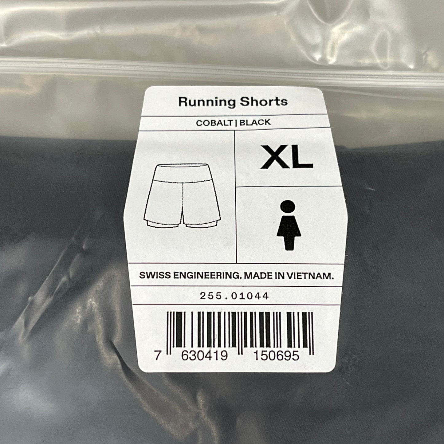 ON RUNNING Women's Active Wear Running Shorts Sz-XLarge Cobalt Black 255.01044