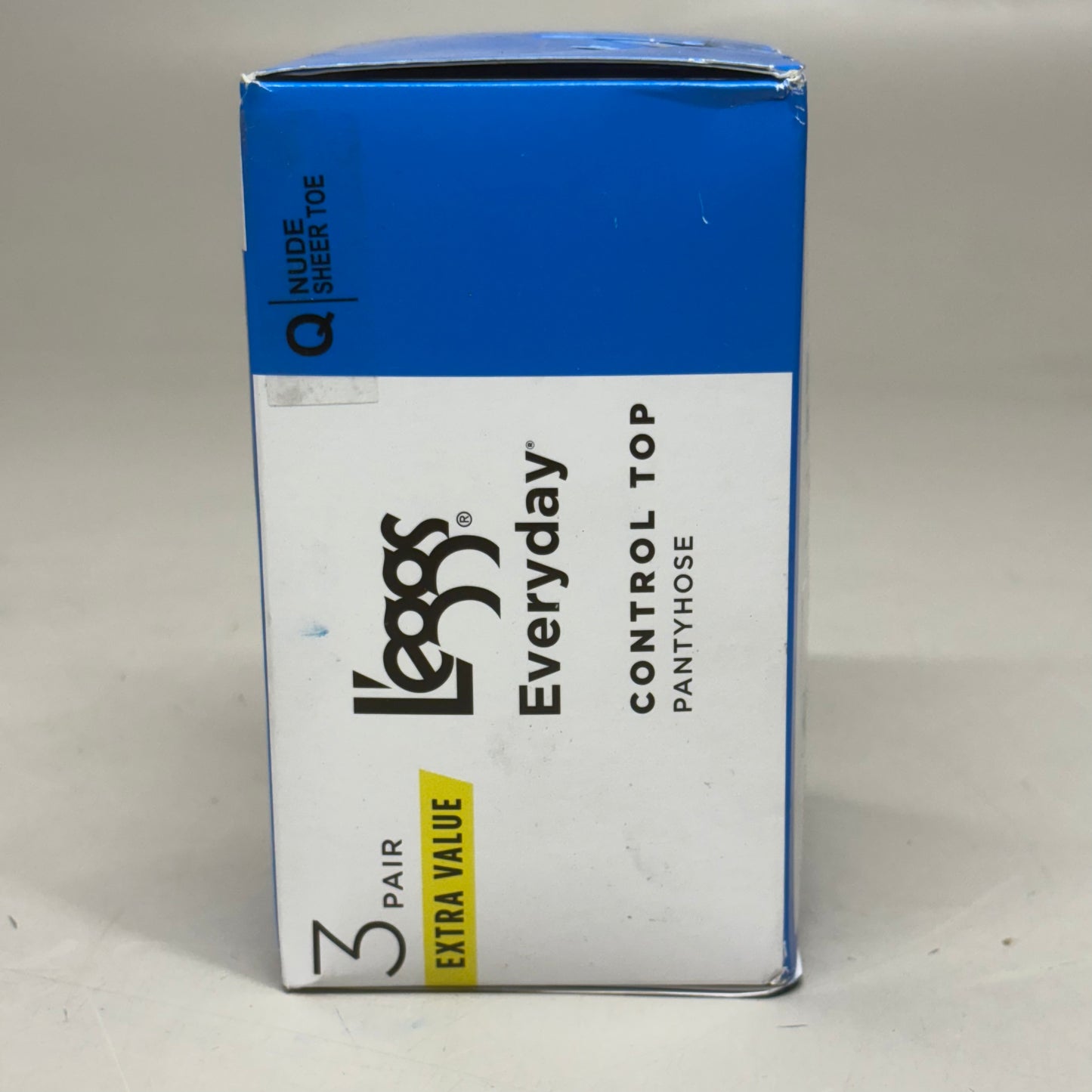 (3 PACK 9 TOTAL) L'EGGS Everyday Sheer Nude Pantyhose Size L Q00J96