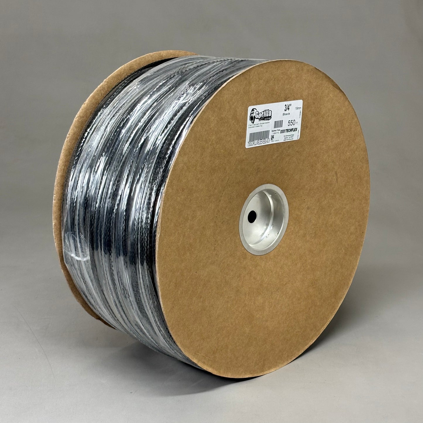 GORILLA SLEEVE Flat Filament Expandable Braided Sleeving  3/4" 550' T1793941