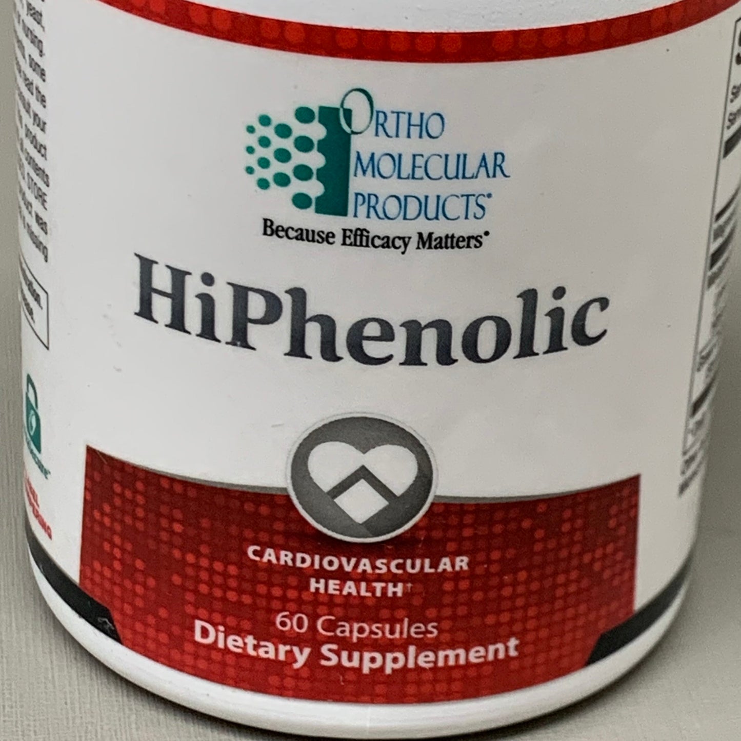 ZA@ ORTHO MOLECULAR(2 PACK,60 CAPSULES EACH) HiPhenolic Cardiovascular Health BB2/25 C