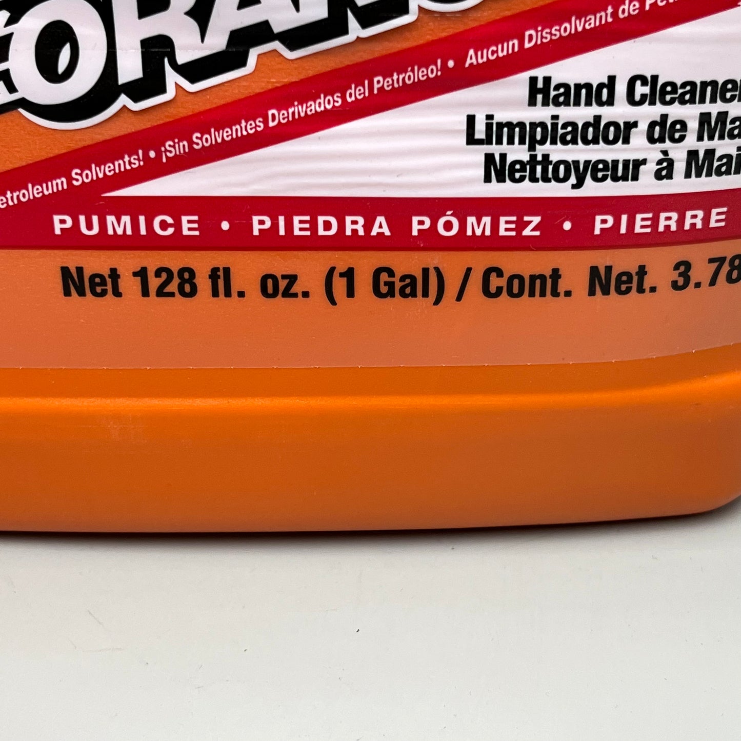 ZA@ MICROGEL Fast Orange Hand Cleaner 128oz 1 gallon Pumice Lotion (New)