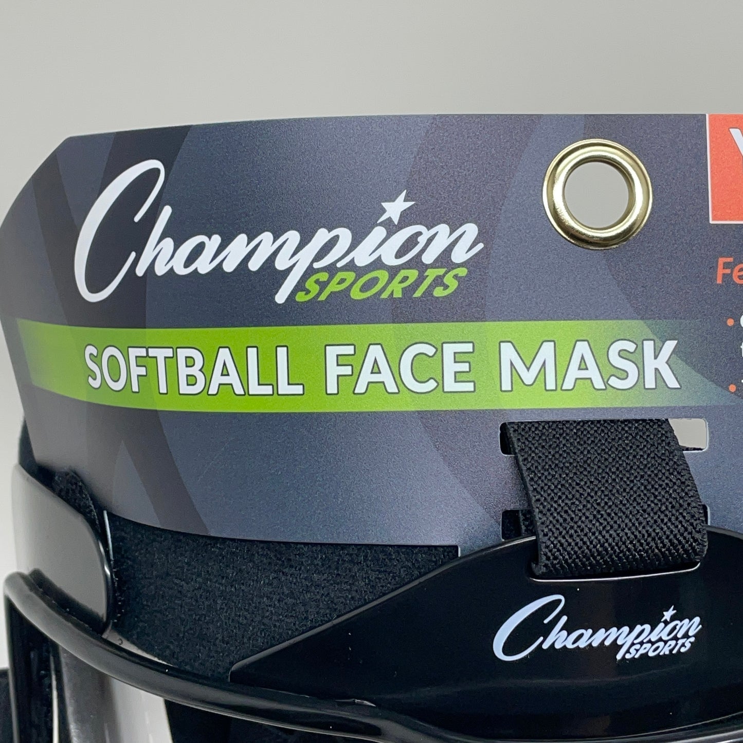 CHAMPION SPORTS Youth Softball Fielder's Face Mask Black FMYBK