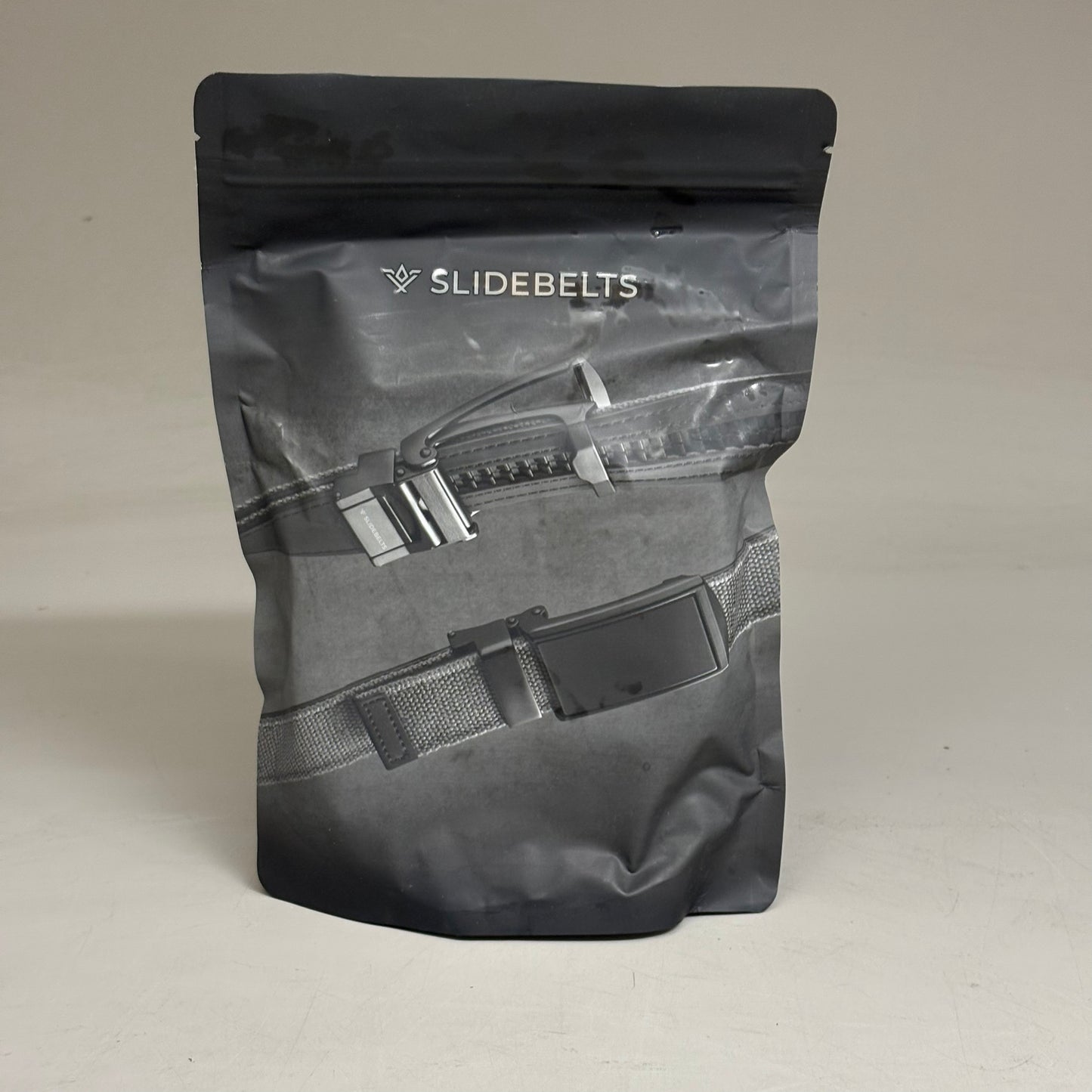 SLIDEBELTS Grey Canvas Belt Strap (Without Buckle)