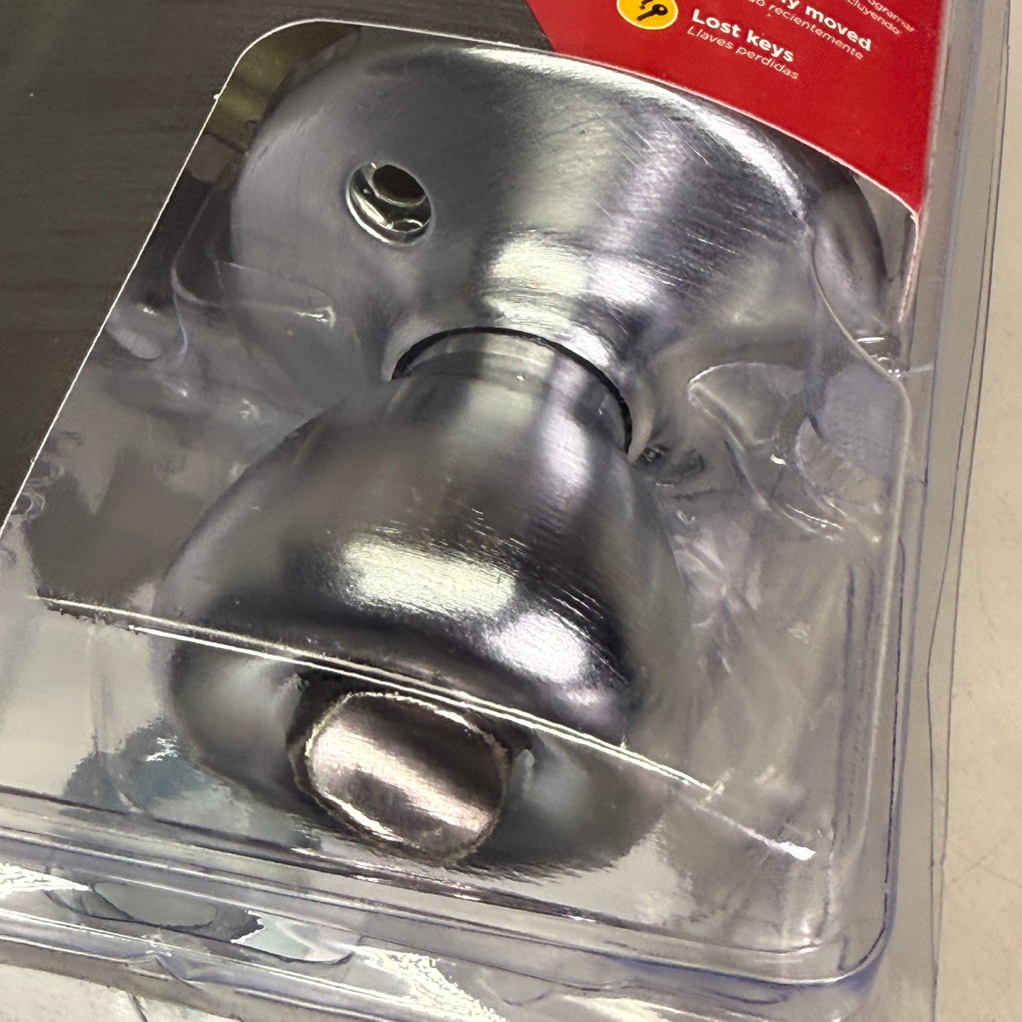 KWIKSET Smartkey Keyed Entry Door Knob w/ Microban Satin Nickel 94002-952