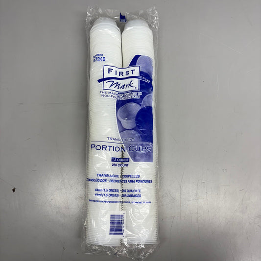 ZA@ FIRST MARK (2500 PACK) Portion Cup Translucent 557346 F