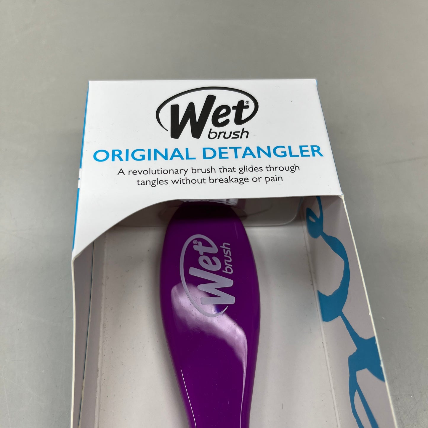 WET BRUSH (2 PACK!) Original Detangler Brush-all Hair Types Purple GYSPB830WARM