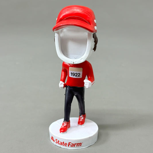 STATE FARM Company Marathon Runner Bobble Head YOU Photograph