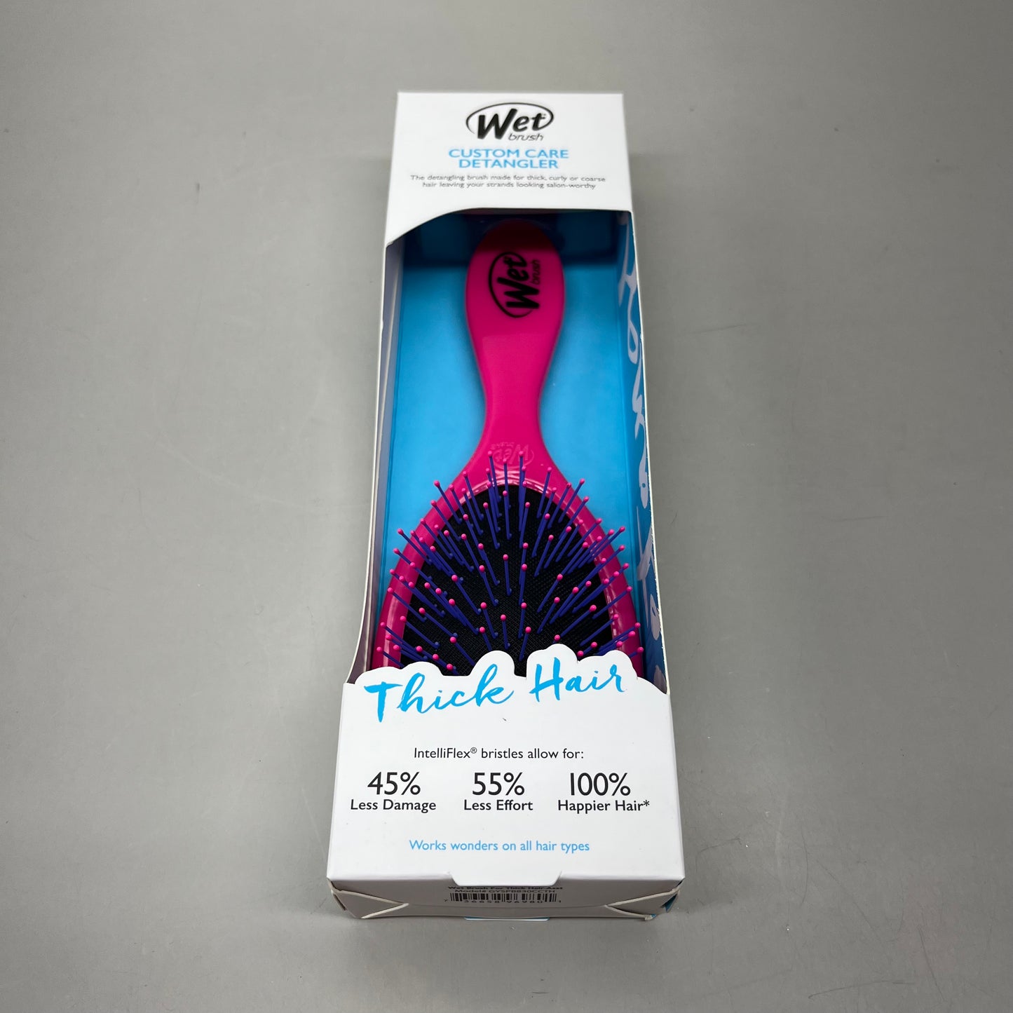 WET BRUSH (2 PACK) Custom Care Detangler Brush-Thick Hair Pink GYSPB830CCTH