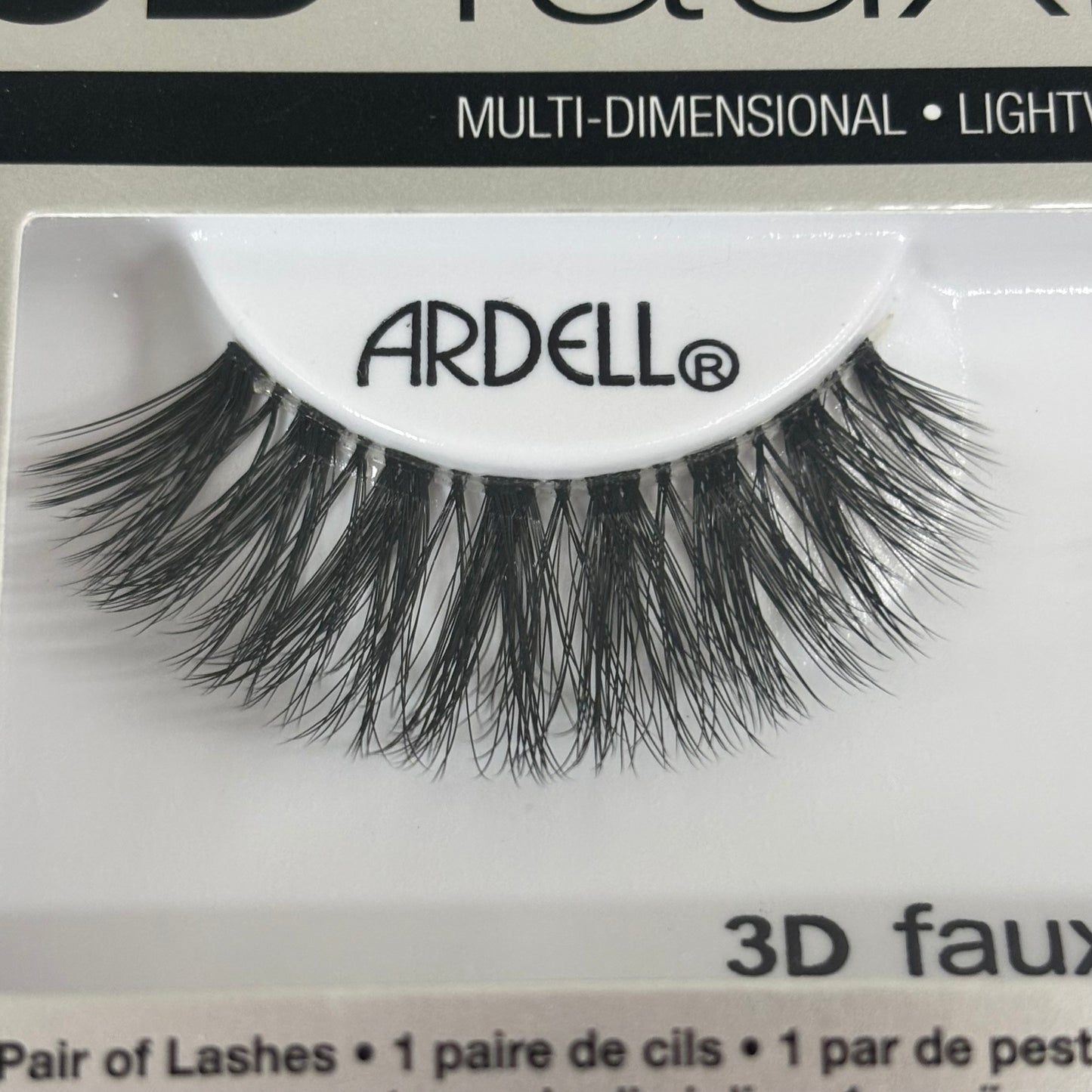 ARDELL (4 PACK, 1 PAIR EACH) 3D Fauxmink Multi-Dimensional Rounded Eyelashes 858