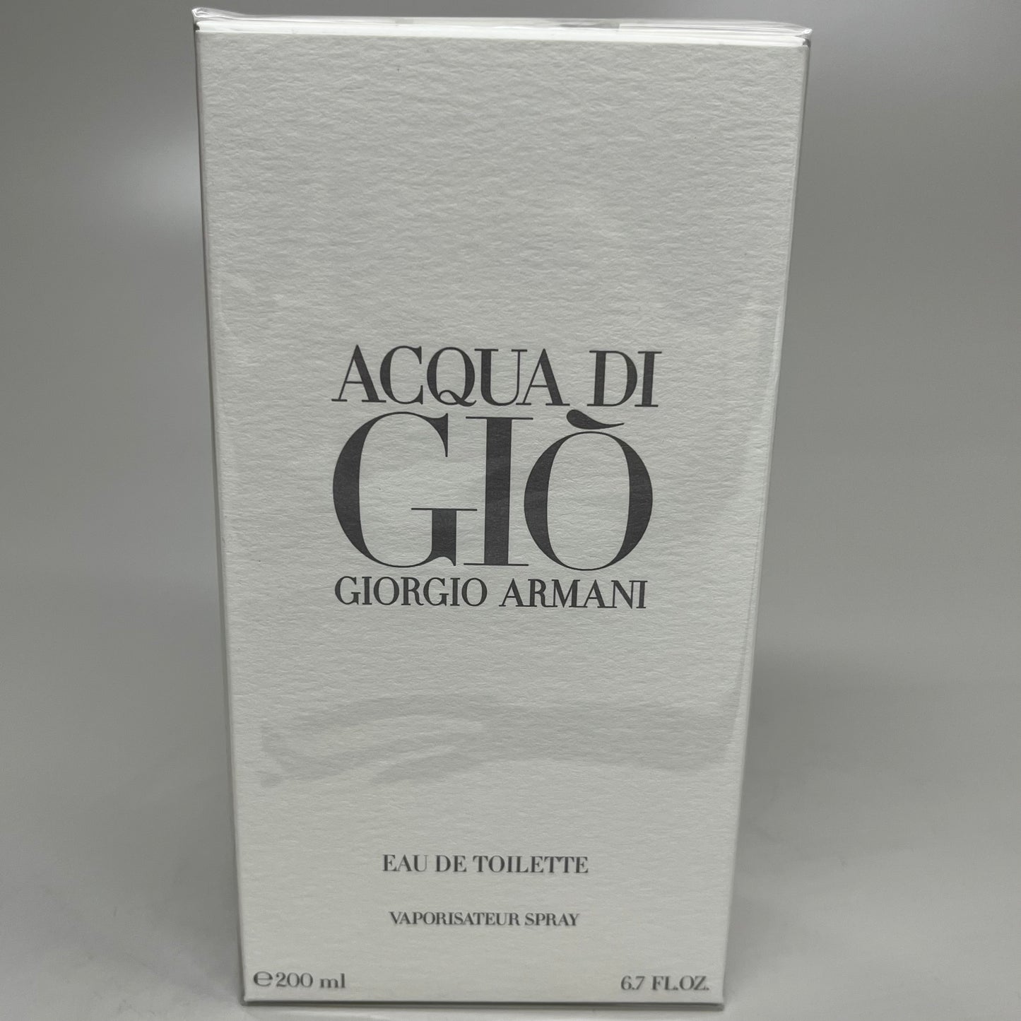 GIORGIO ARMANI Acqua Di Gio Eau De Toilette Spray Men 6.7 fl oz. / 200 ml (New)
