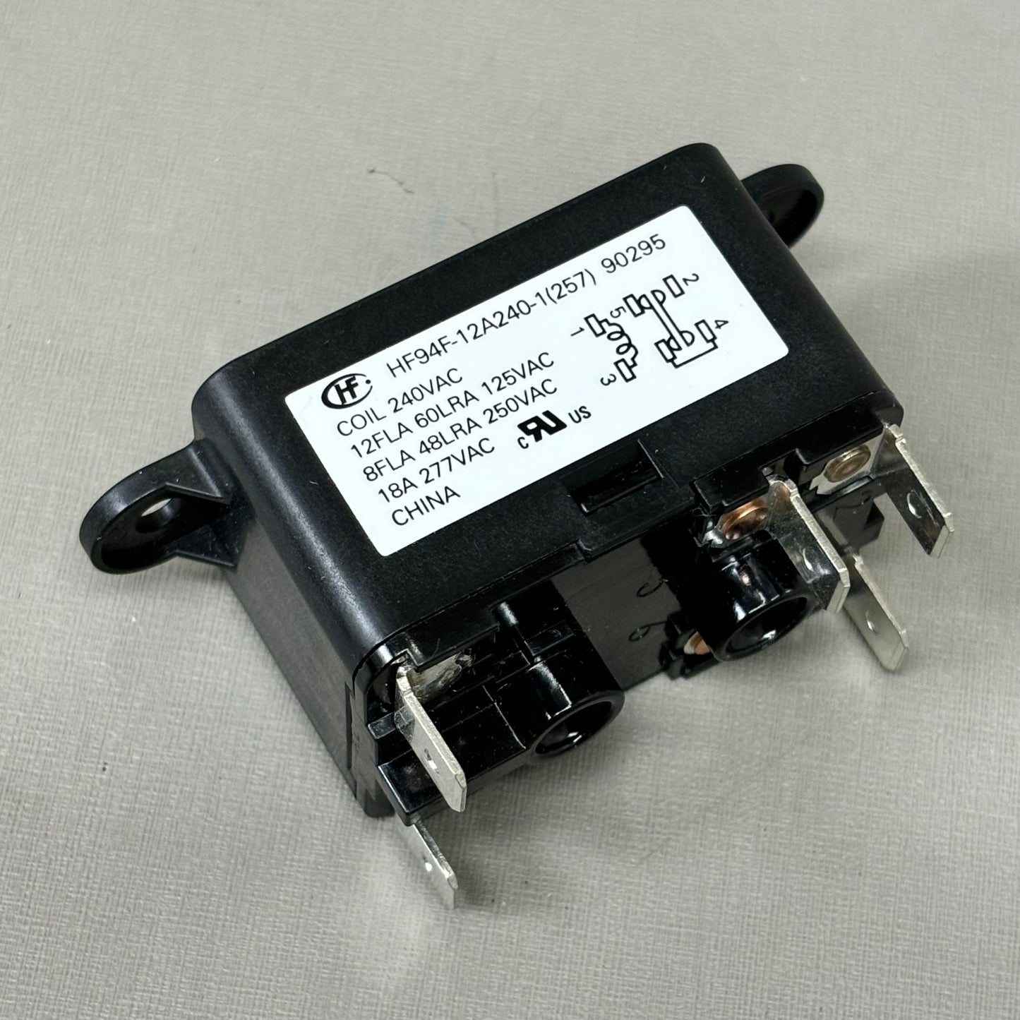 MARS Switching Relay Coil Voltage 208/240 VAC 18 Rating Amps Quick Connect 90295