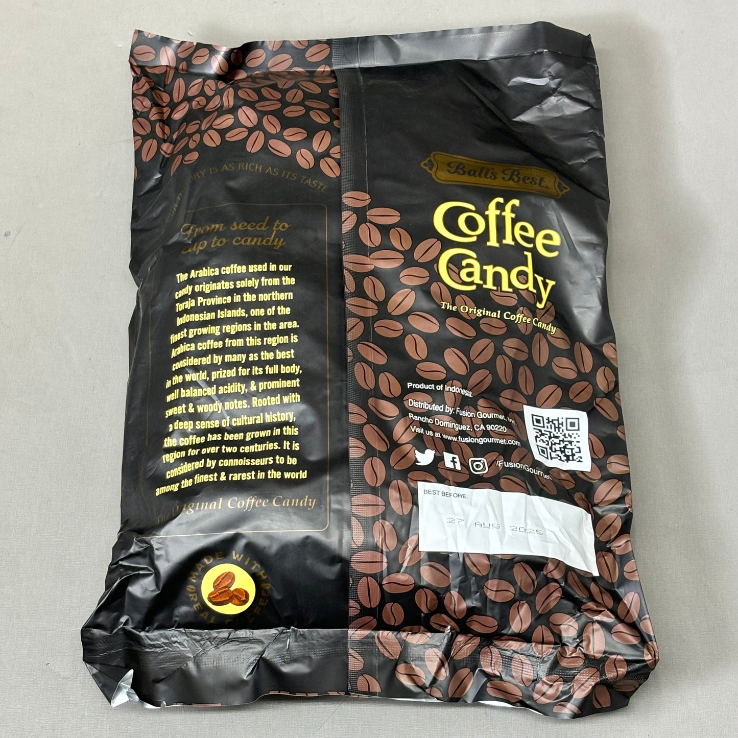 BALI'S BEST (280 PACK) Coffee Candy Original Coffee Flavor 2.2lb Bag