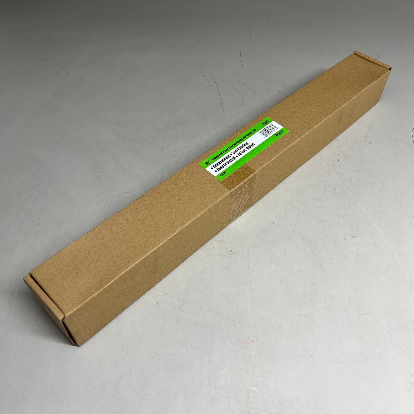 LAUREY (1 Pair) Under-mount Drawer Slide Extension 18" Grey 10818