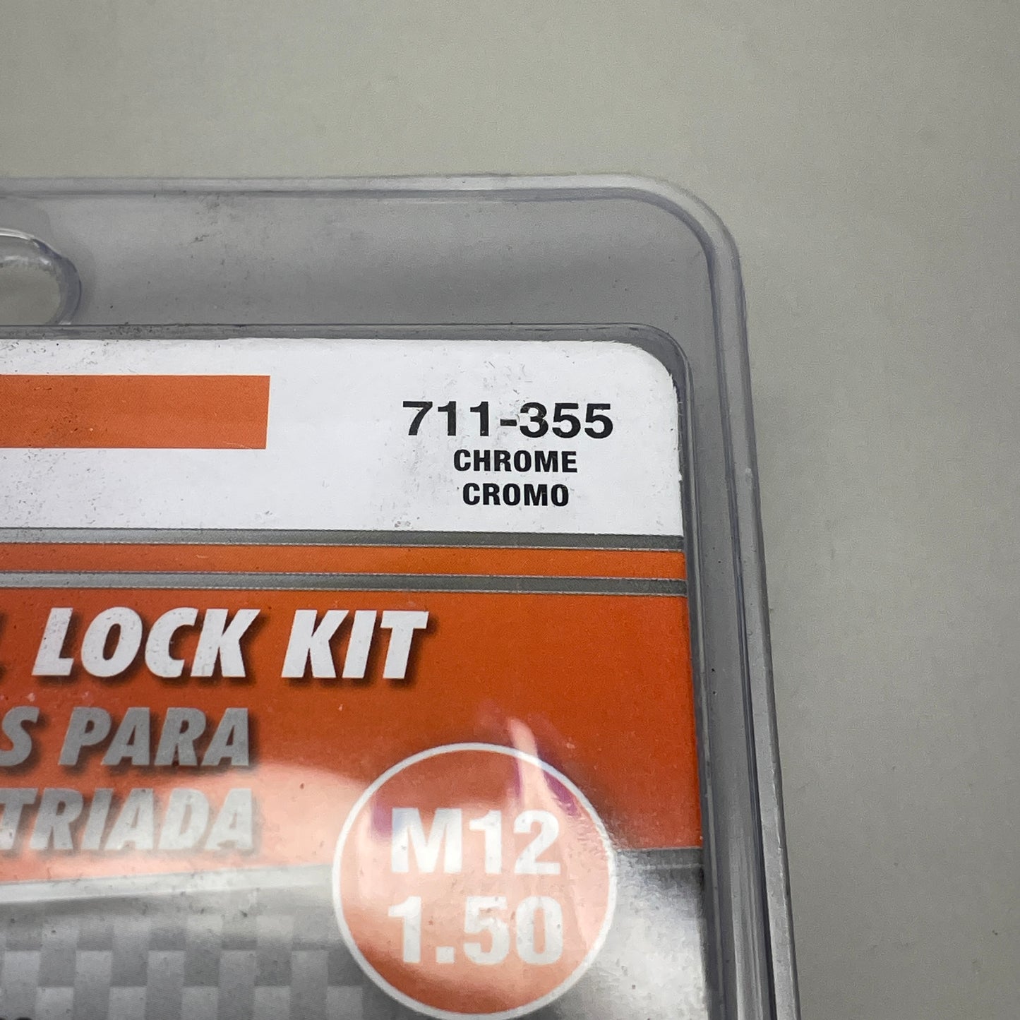 DORMAN Chrome Spline-Drive Wheel Lock Kit 711-355