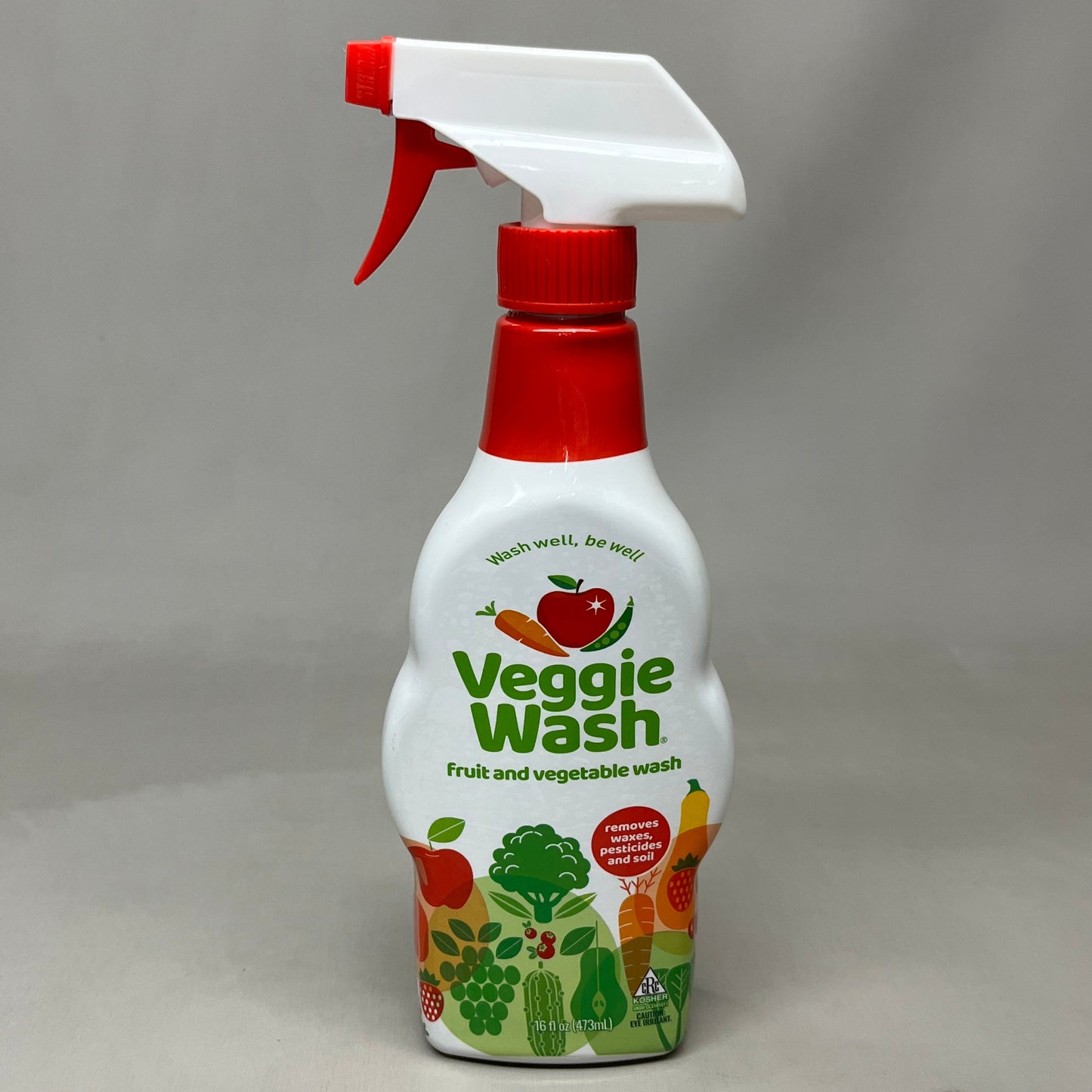 ZA@ VEGGIE WASH 2-PACK! Fruit and Vegetable Produce Wash Soap 16 fl oz. E R81111 (New) I