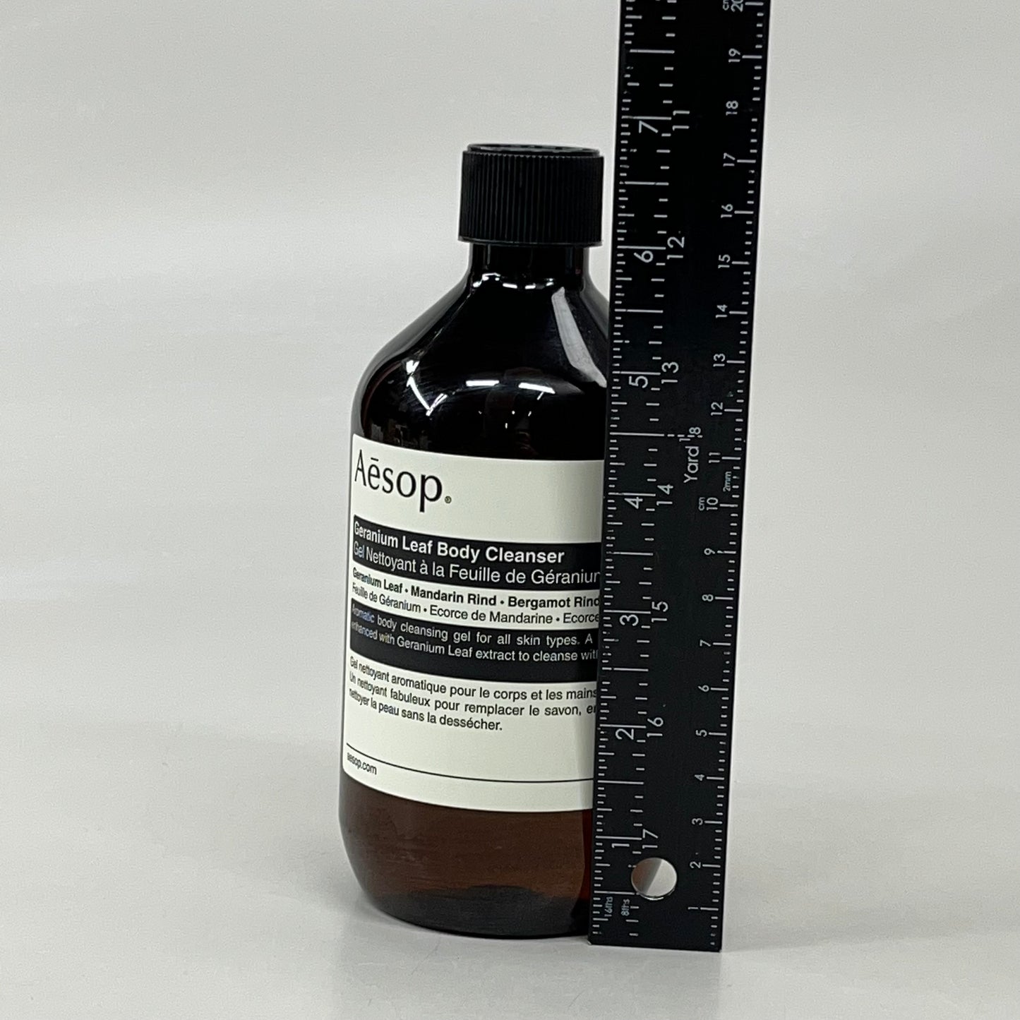 AESOP Geranium Leaf Body Cleanser With Lid 16.9 fl oz 30H0522A BB-12 Months