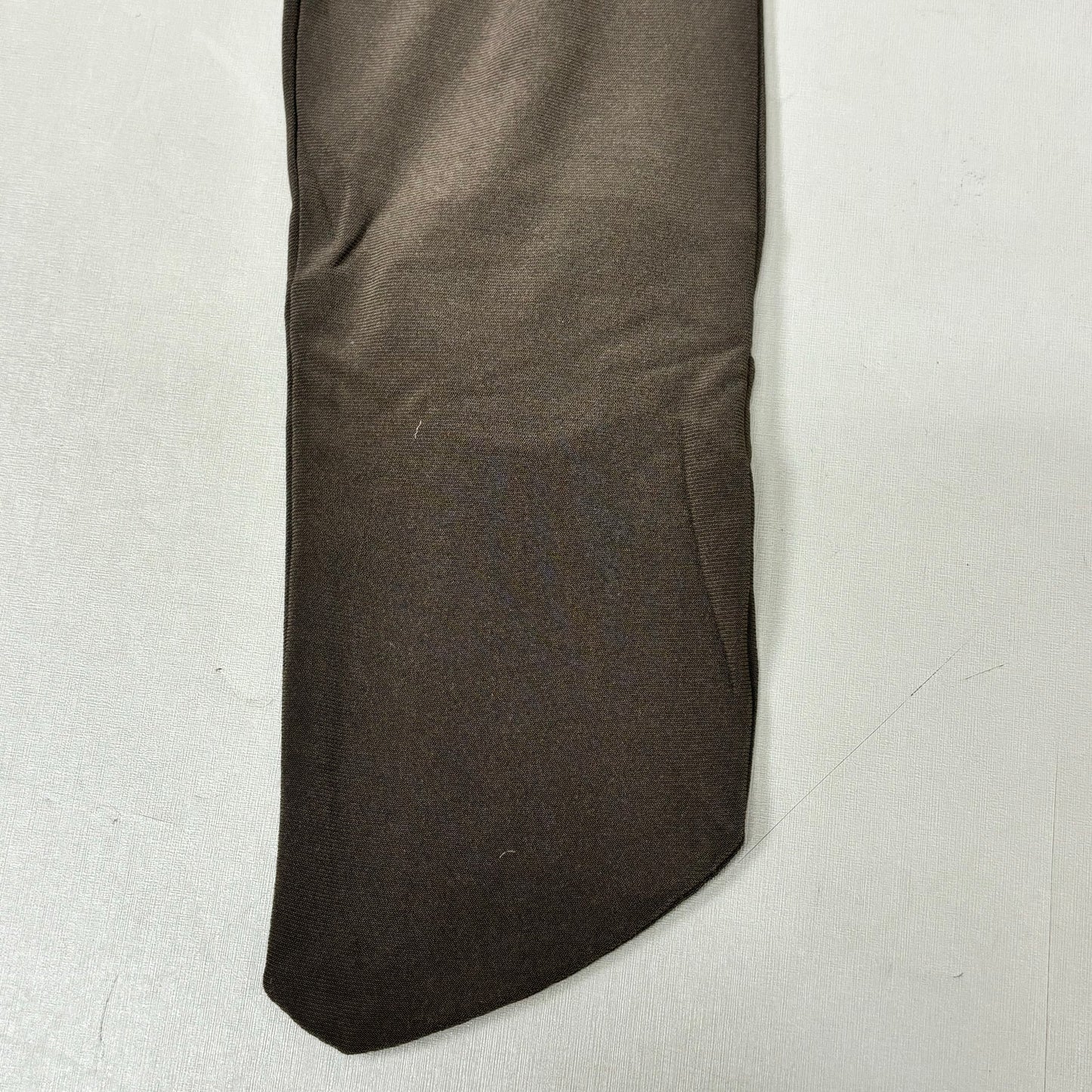 NORMA KAMALI Slim Fit Turtleneck Catsuit w/ Footsie Women's Sz XL/42 Chocolate