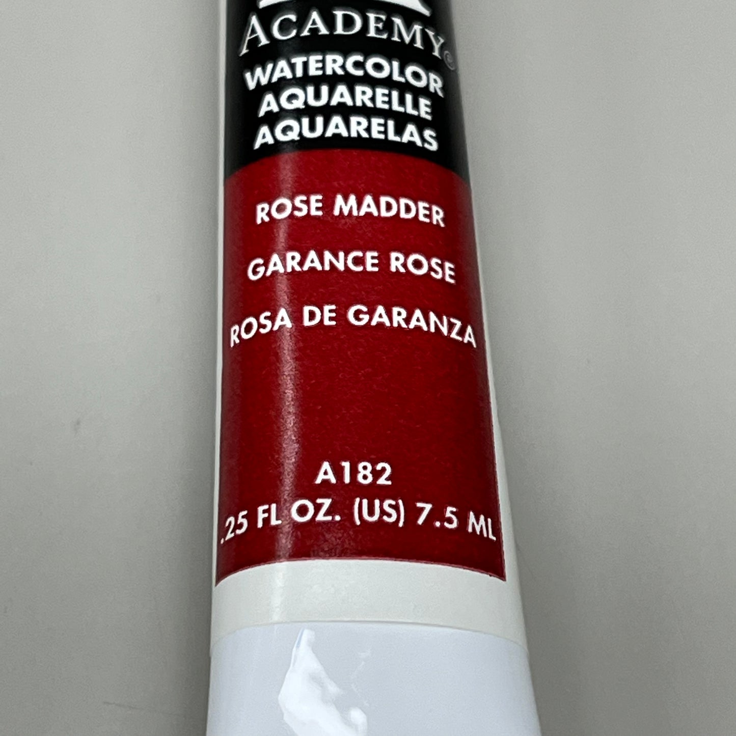 GRUMBACHER 6-PACK! Academy Watercolor Paint Rose Madder .25 fl oz / 7.5 ml A182 (New)