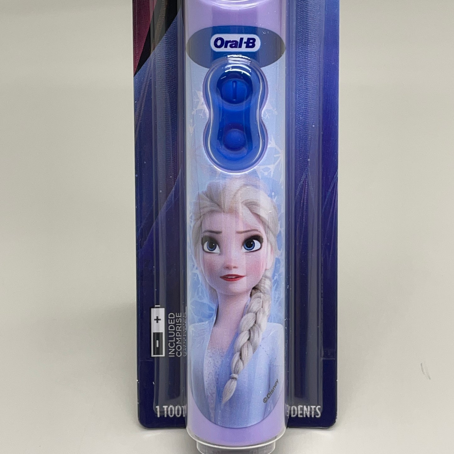 ORAL-B (4 PK) Kid's Pro-Health Frozen Elsa Battery Toothbrush Soft Bristle Purple 90227216