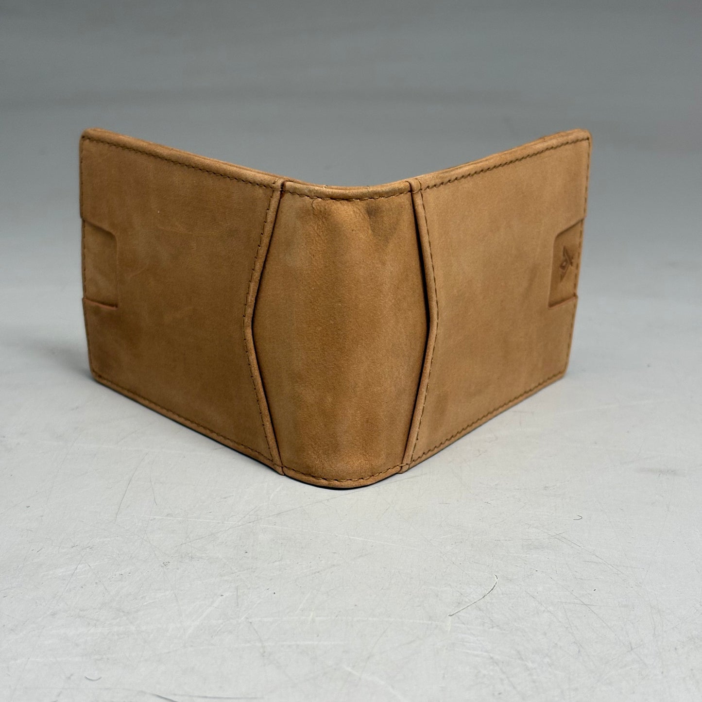 SLIDEBELTS Premium Leather Tan BI-Fold Wallet