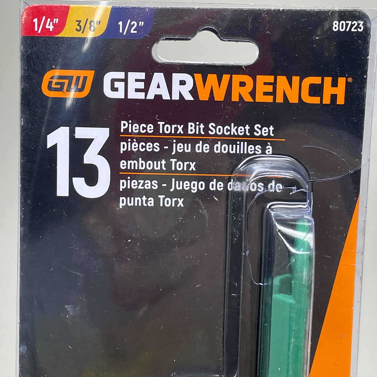 GEARWRENCH 13 Piece 1/4", 3/8" & 1/2" Drive Torx® Bit Socket Set 80723