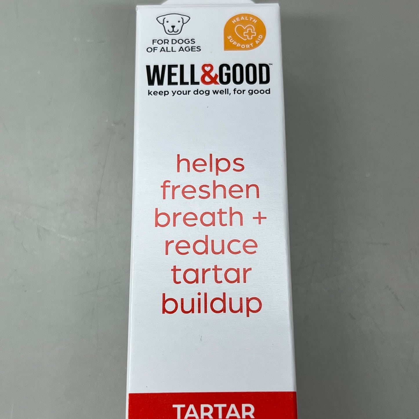 WELL&GOOD (3-PACK!) Tartar Control Toothpaste For Dogs Chicken 3.25 oz White FFP22079