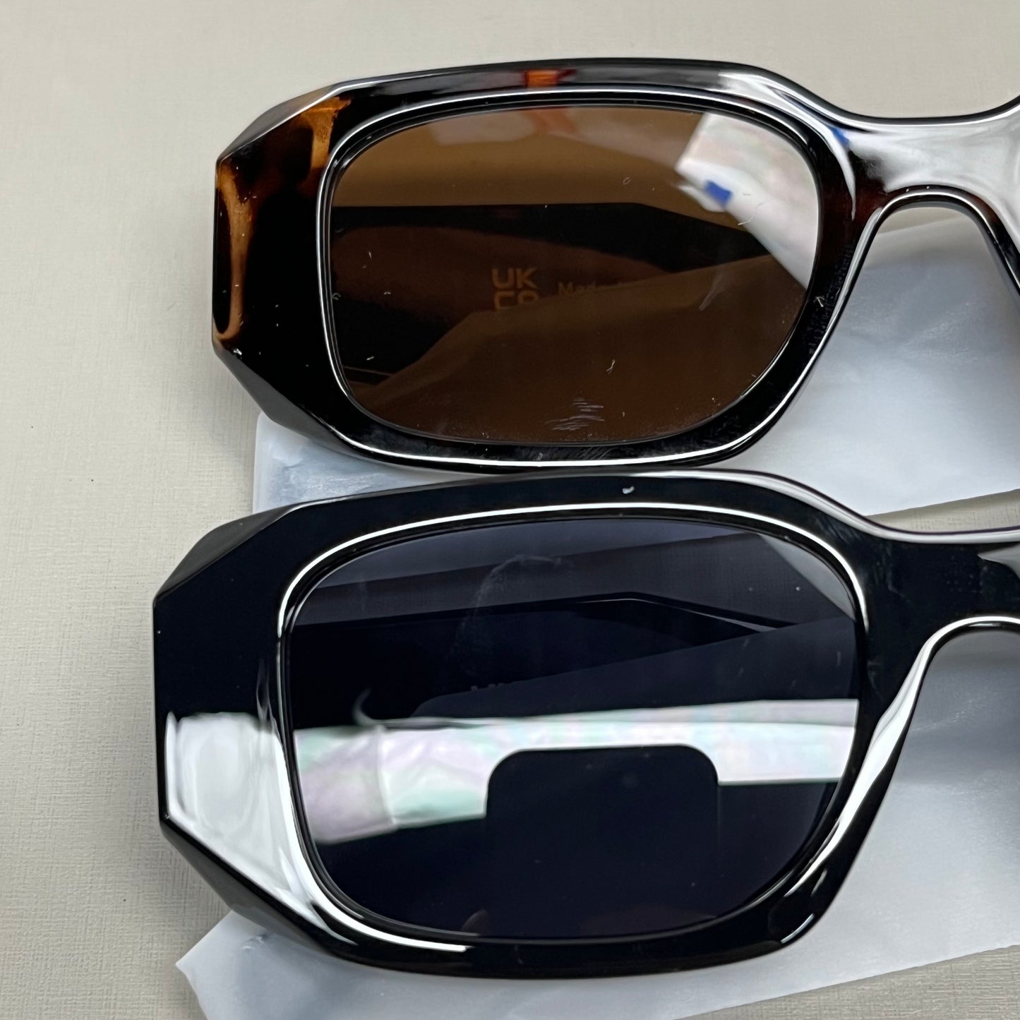 KIMORN 2-PACK! Rectangle Sunglasses Tortoiseshell frame XH3263 (New)