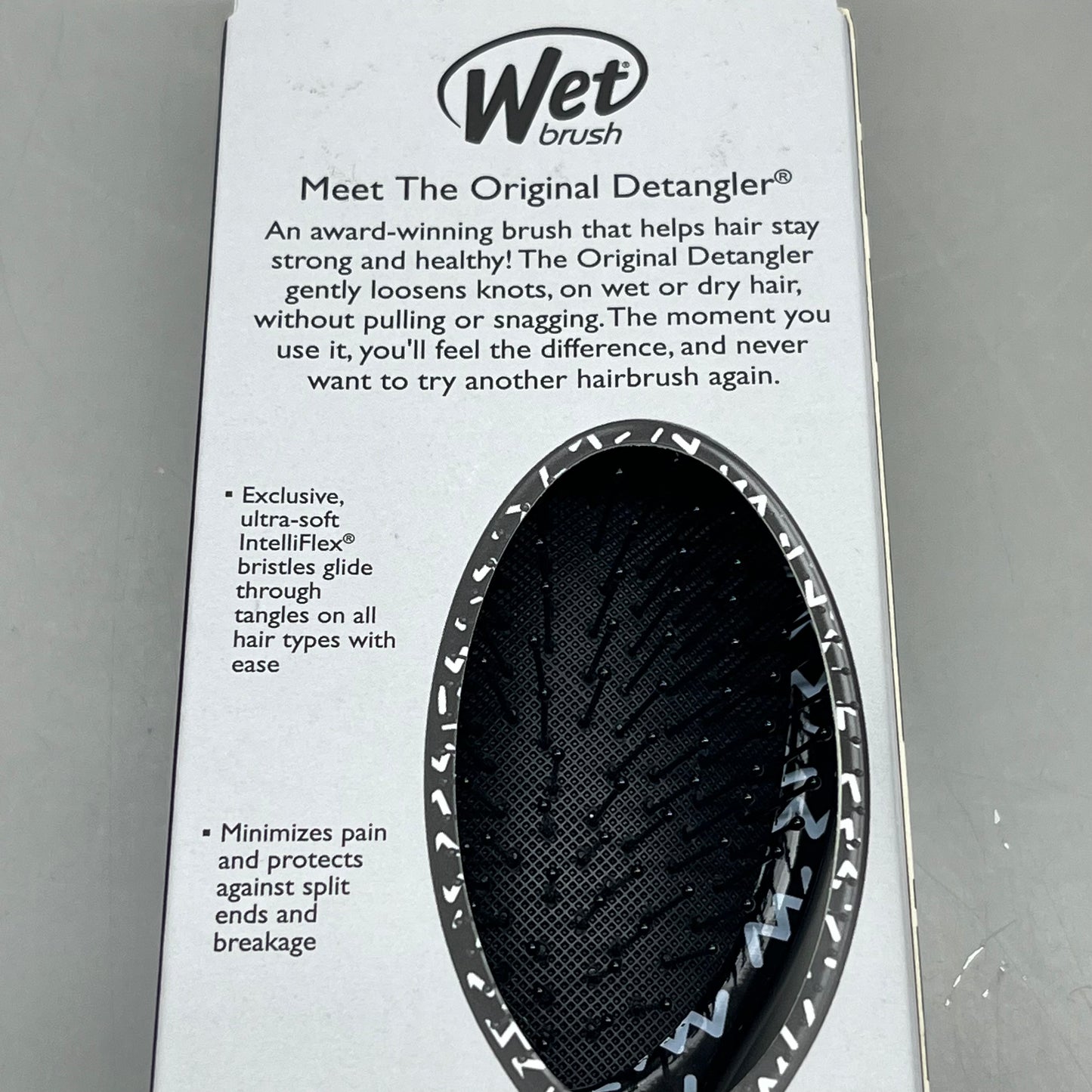 WET BRUSH (2-PACK!) Original Detangler Squiggle Assortment Black GYZWR830HIPS