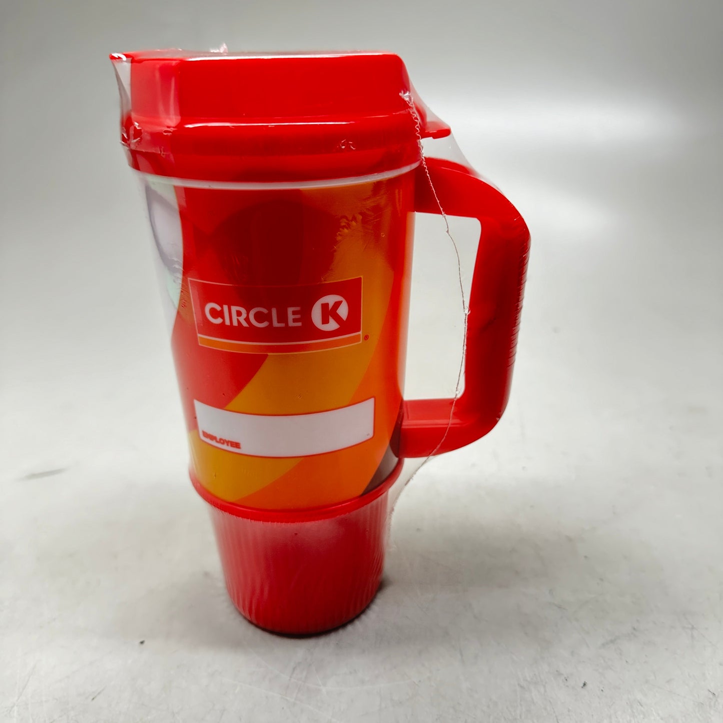 ZA@ CIRCLE K Soft Drink Cup Gas Station Mug 24 oz Red C