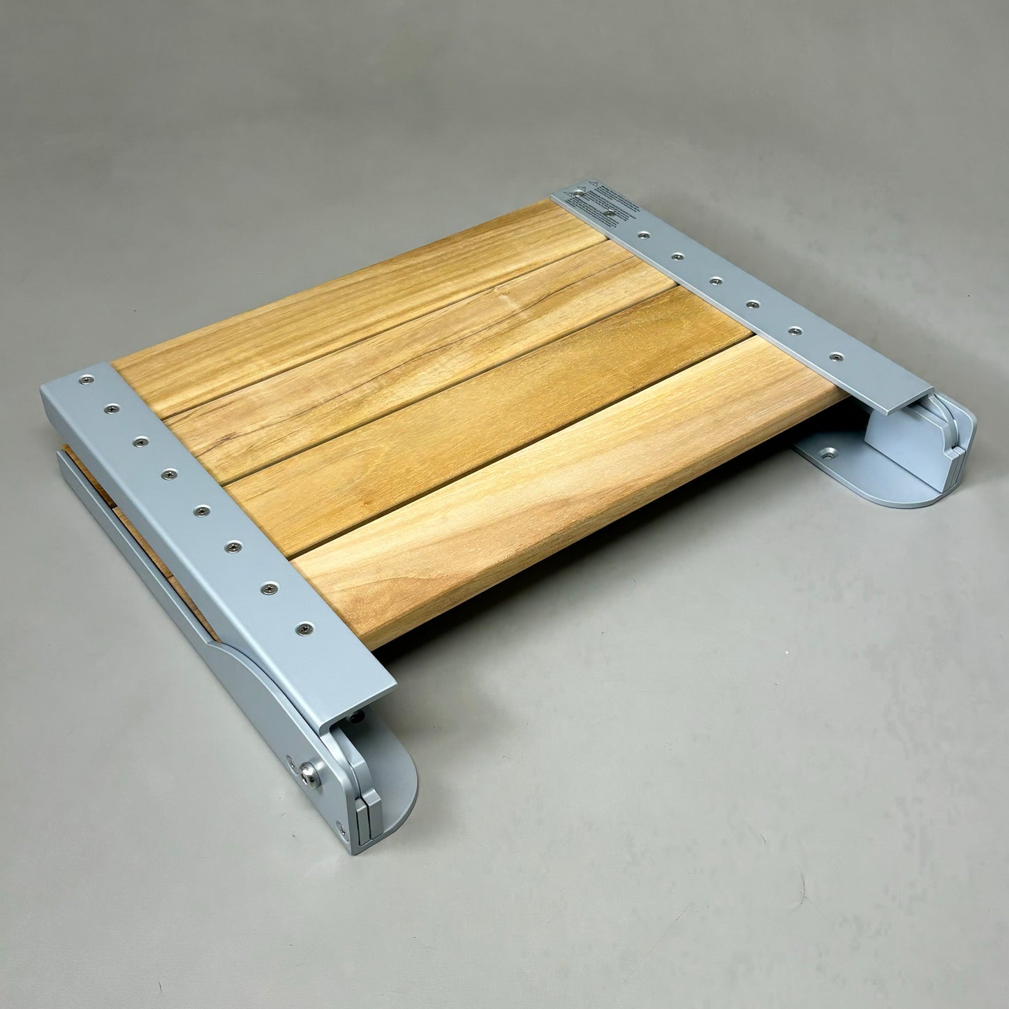 MOEN Home Care Wall Mounted Teak Wood Foldable Shower Chair DN7110