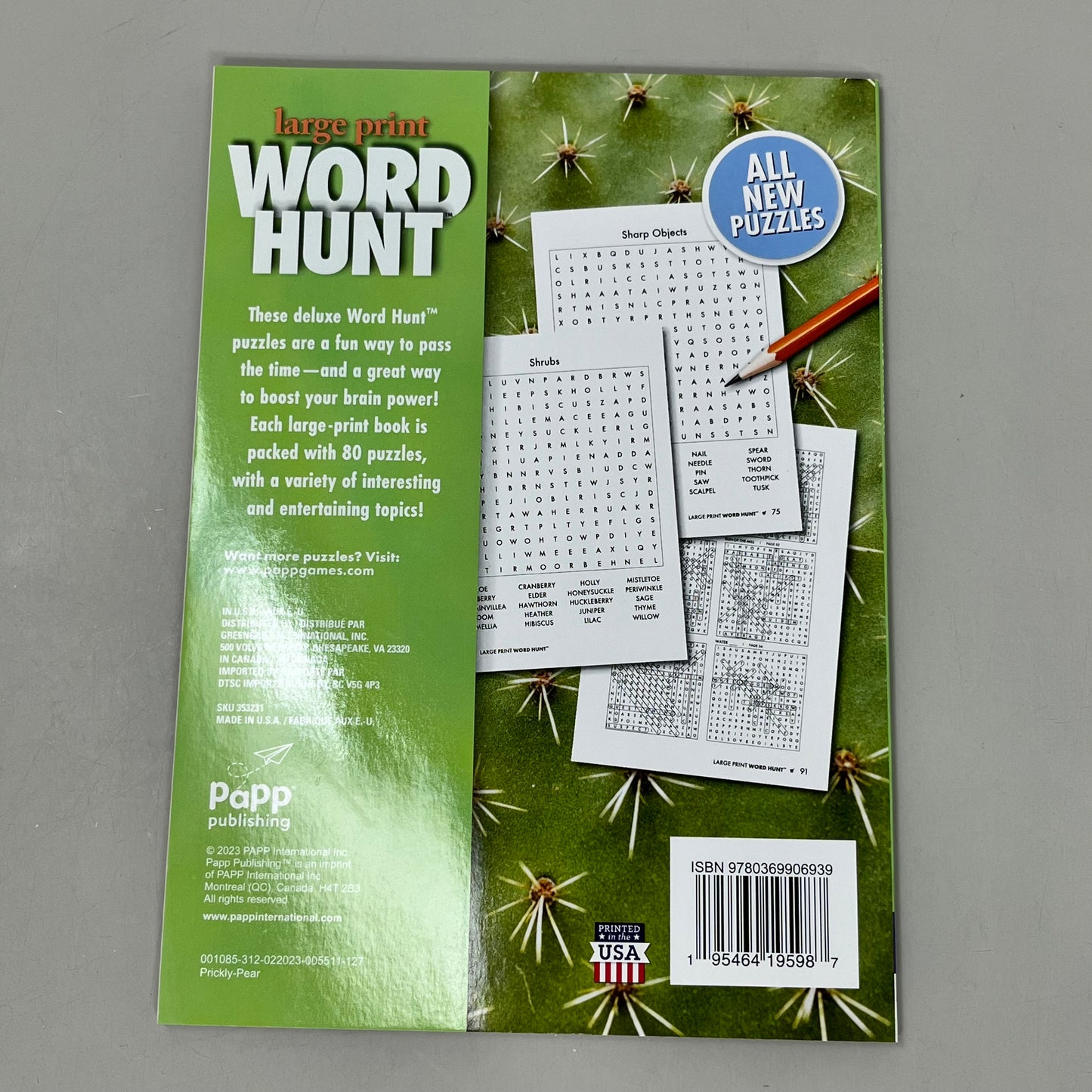 WORD HUNT (4 PACK) Large Print Word Search Puzzles Vol. 125, 126, 127, 128 353231