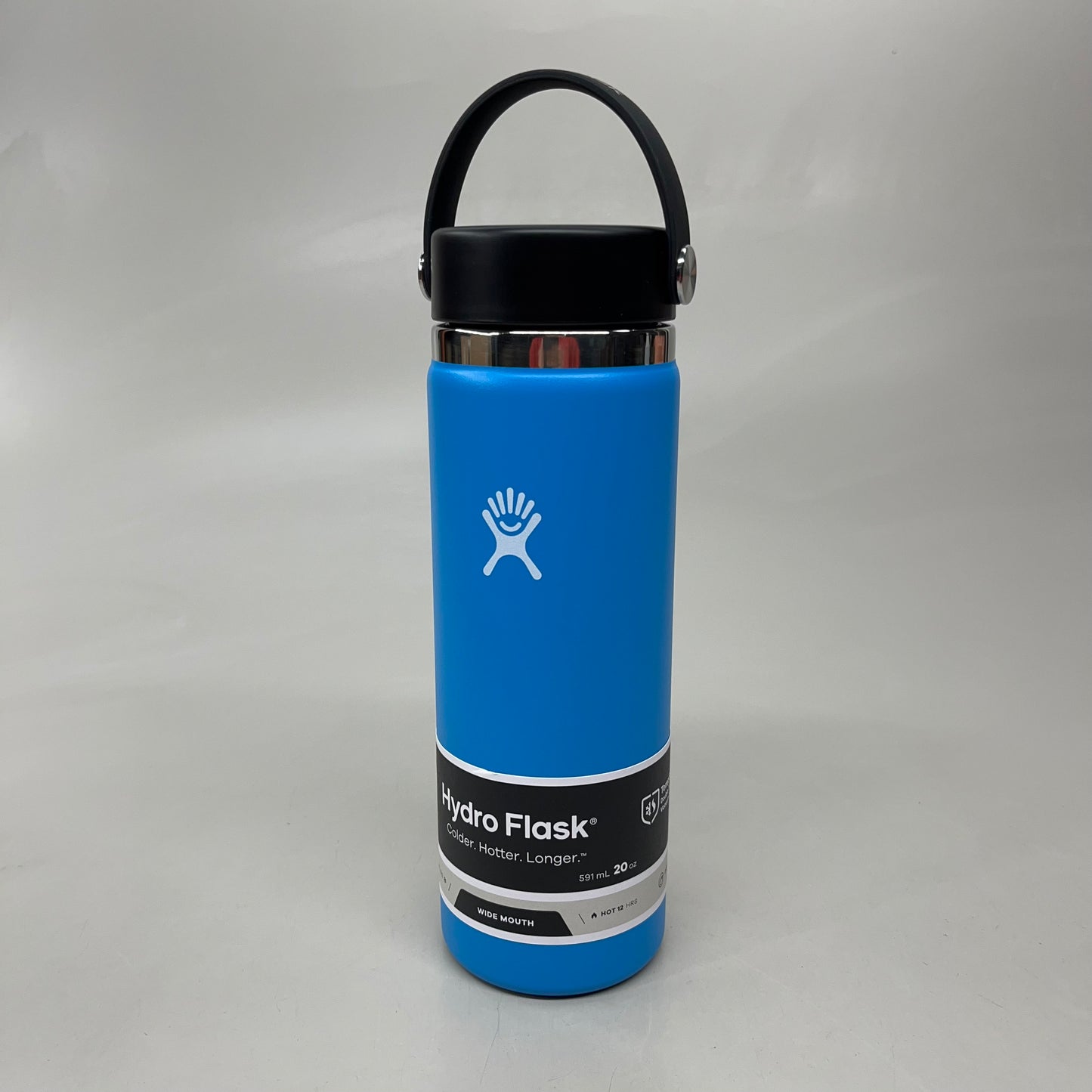 HYDROFLASK Wide Mouth Flex Cap Pro-Grade Stainless Steel Pacific 20oz W20BTS415