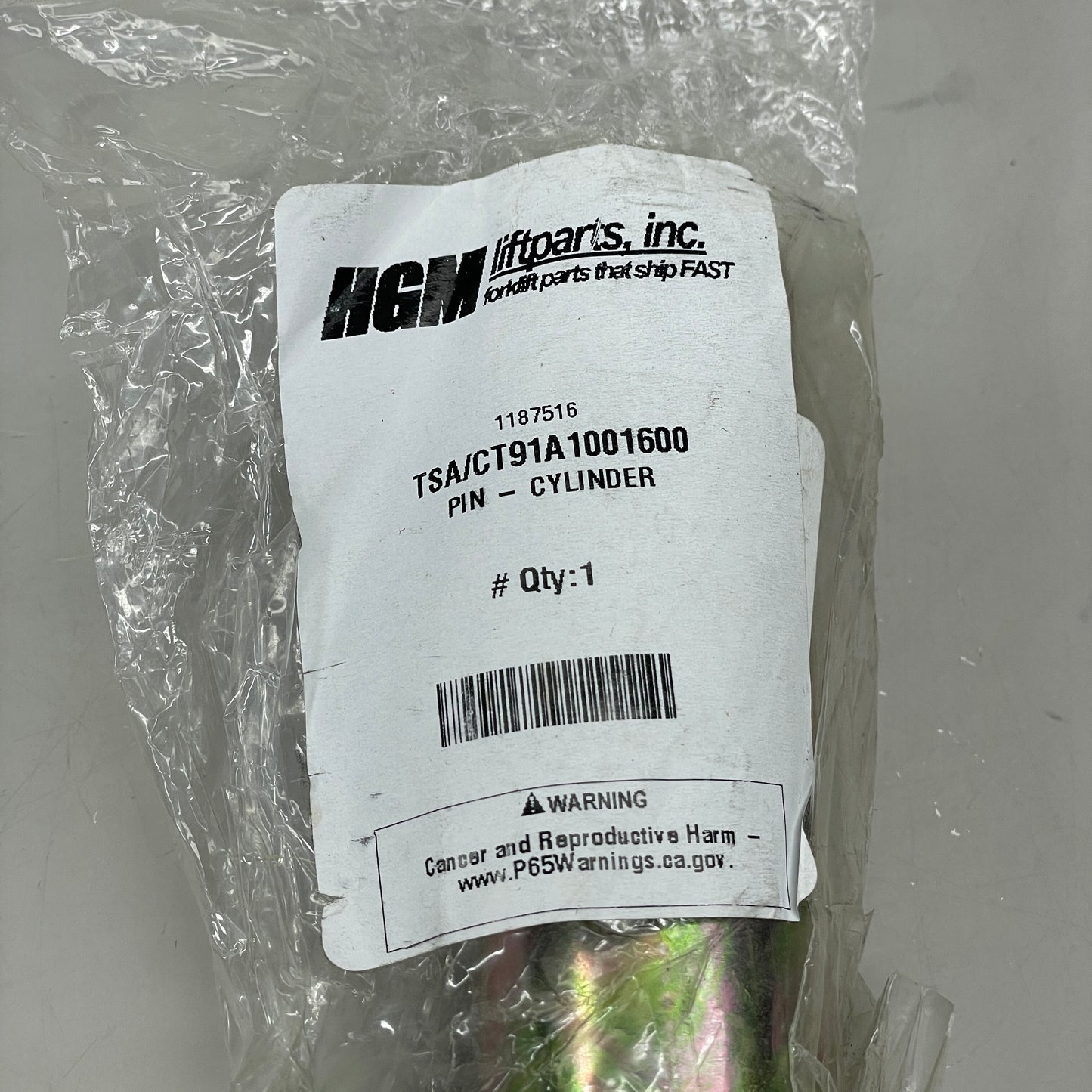 HGM LIFTPARTS, INC. CAT Caterpillar / Towmotor Pin - Cylinder CT91A1001600