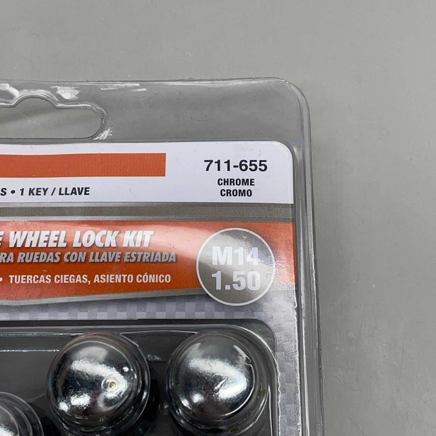 DORMAN Chrome Spline-Drive Wheel Lock Kit 711-655