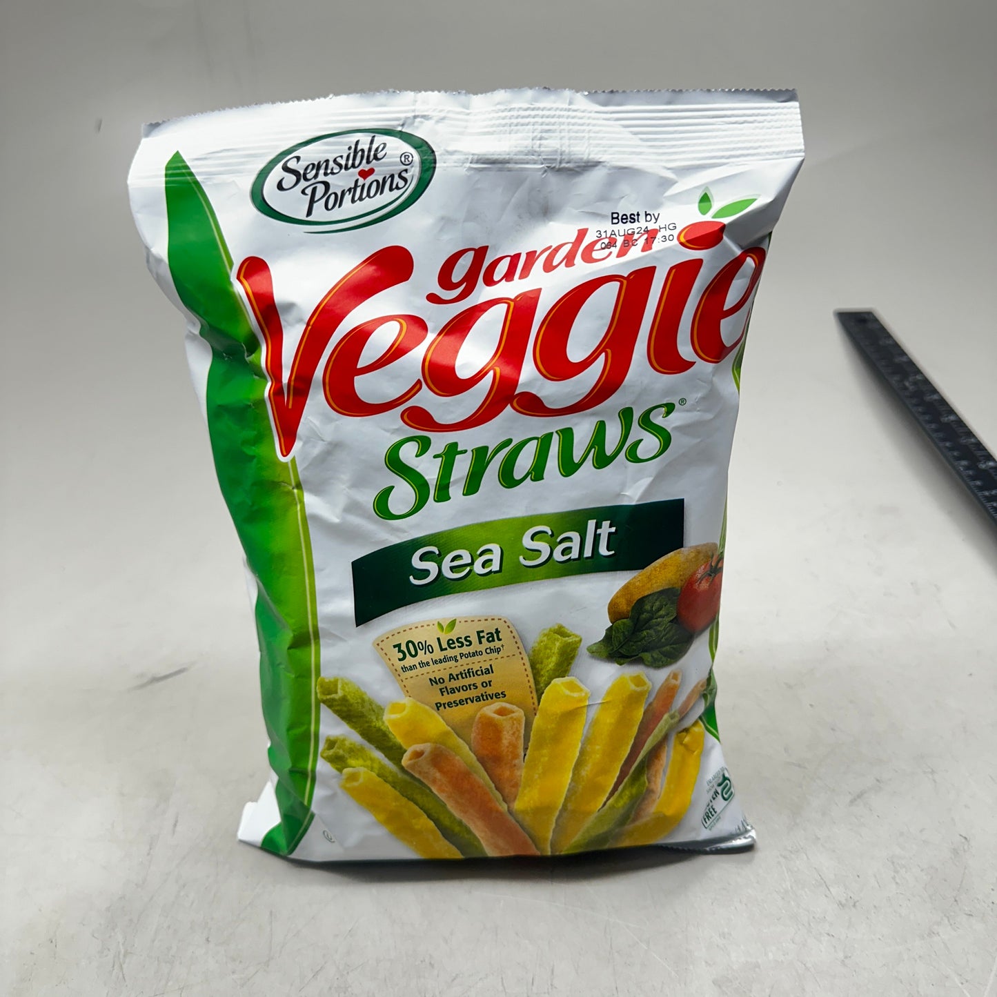 ZA@ SENSIBLE PORTIONS 9 PK! Garden Veggie Straws 5oz Bags BB 08/24 F