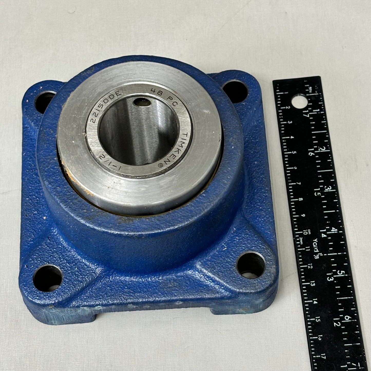 ROYERSFORD Type E 4-Bolt Square Flange Bearing 1-1/2" Dual Locking 20-05-0108
