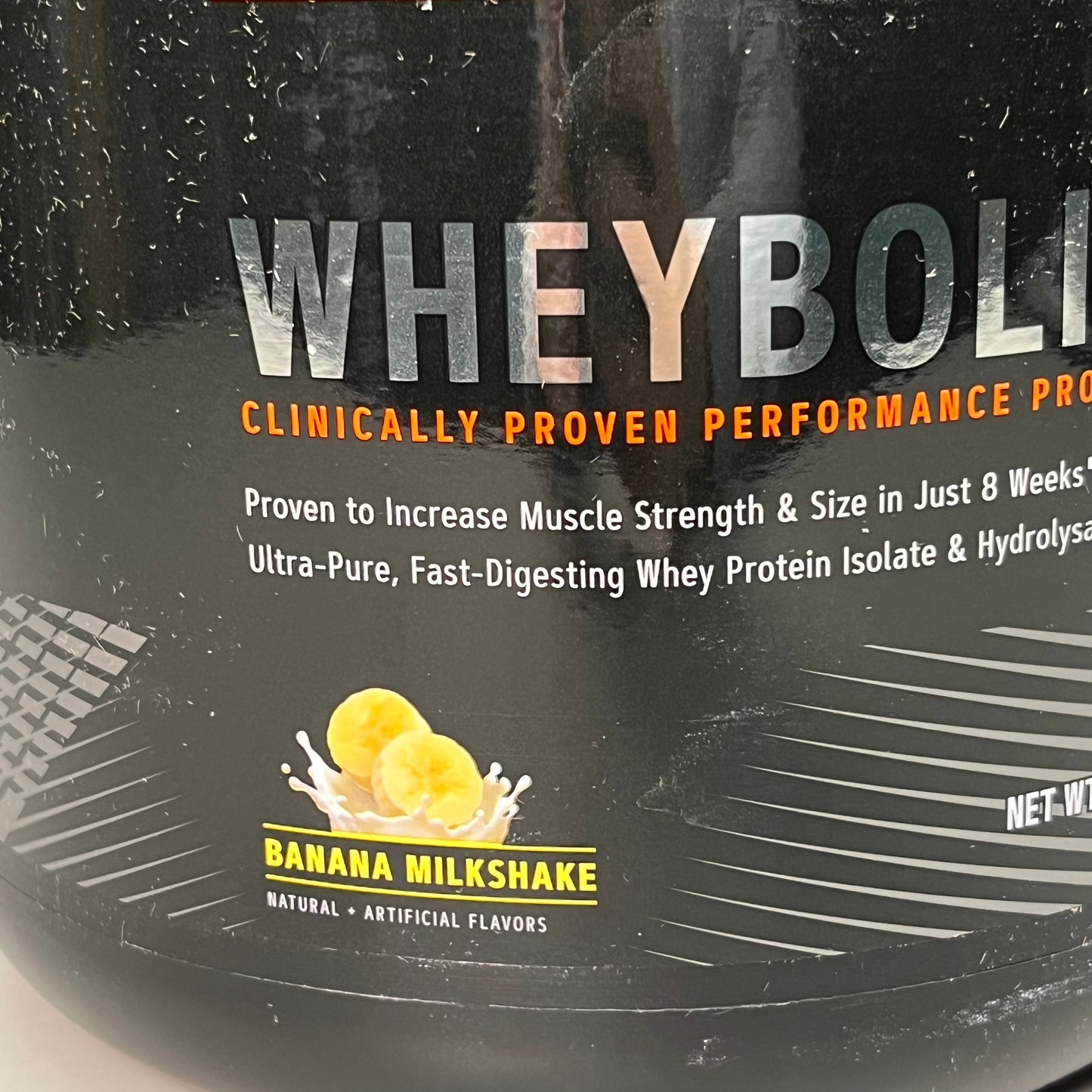 GNC AMP Wheybolic Muscle Performance Banana Milkshake 45.9 oz. 1300g 0