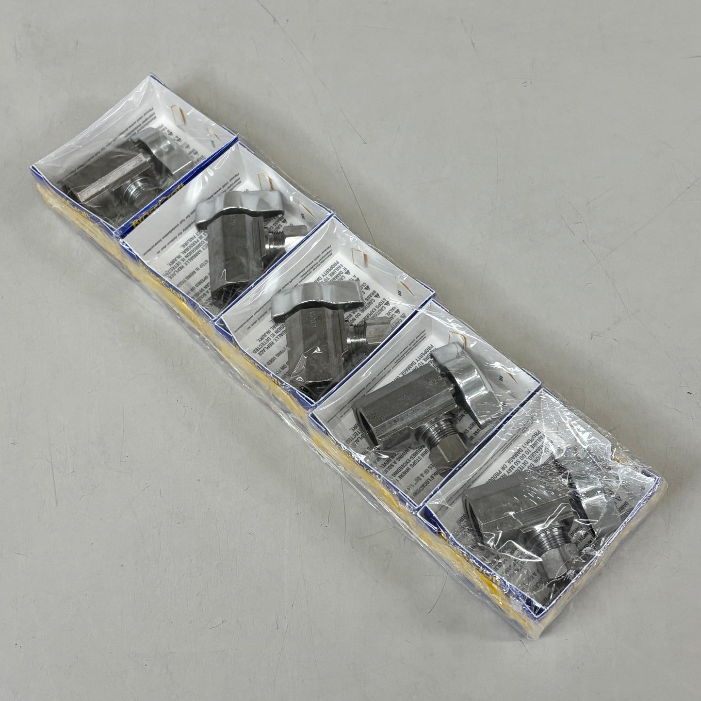 ZA@ BRASS CRAFT (5 PACK) Iron Pipe Angle Ball Stop 1/2"FIP x 3/8"O.D. Chrome KTR17XC