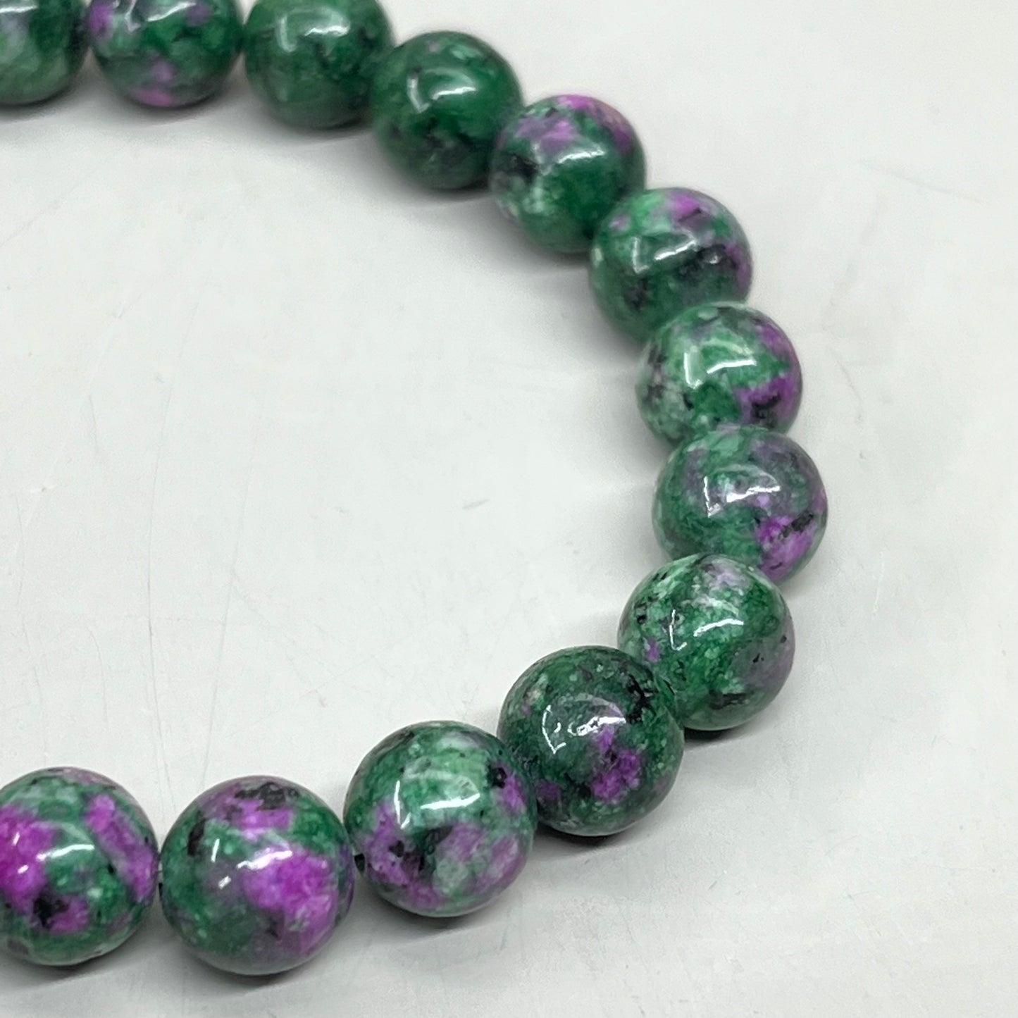 BEST WHOLESALE (12 PACK) Beaded Crystal Bracelets Silver Jewel 3" Green/Purple New