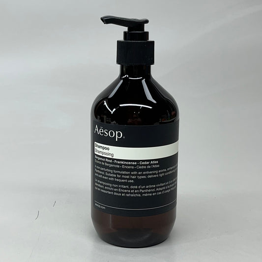 AESOP Bergamot Rind Cedar Atlas Shampoo 16.9 fl oz 14D0422A BB-12 Months