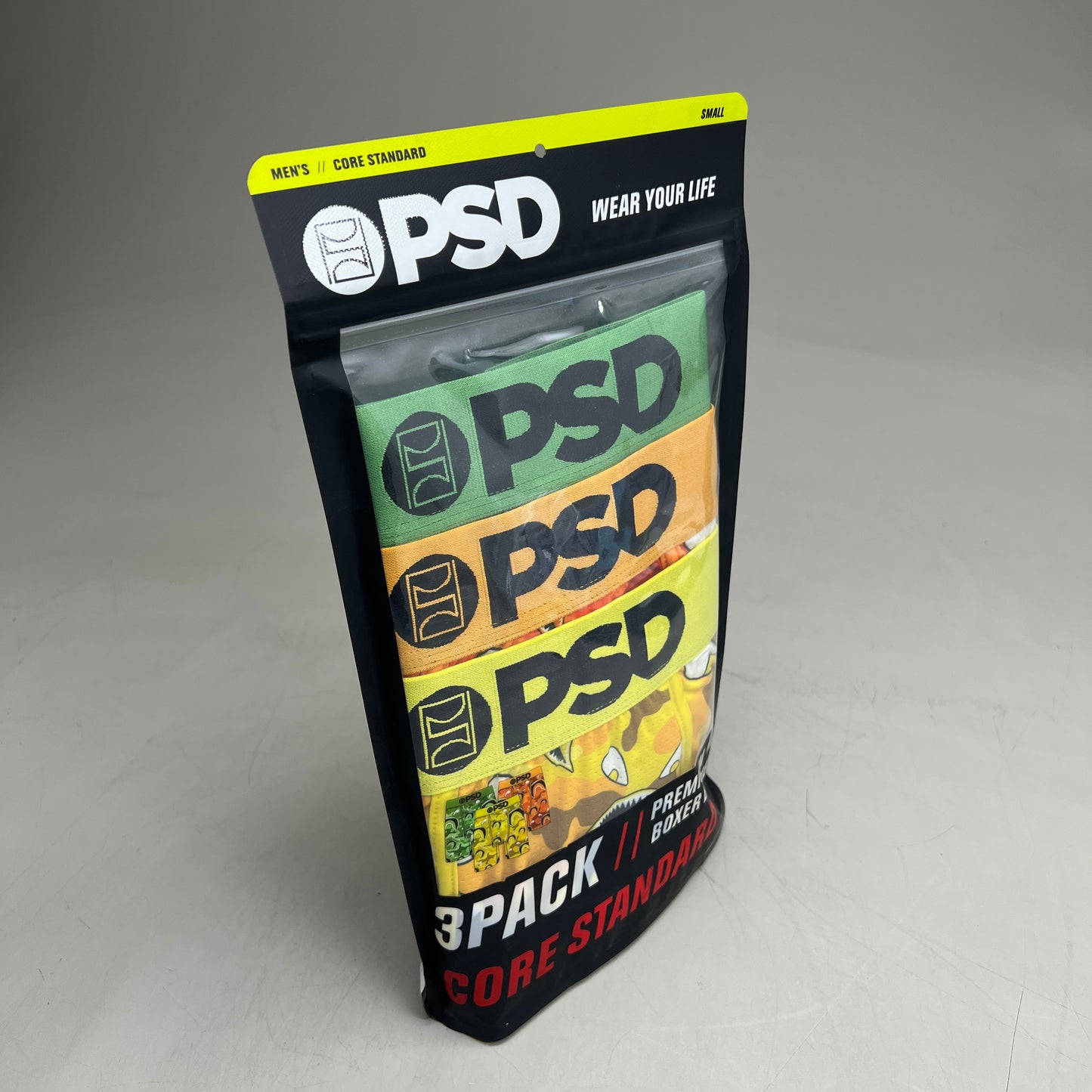 PSD (3 PACK) Warface Men's Boxer Briefs Small WF FACES