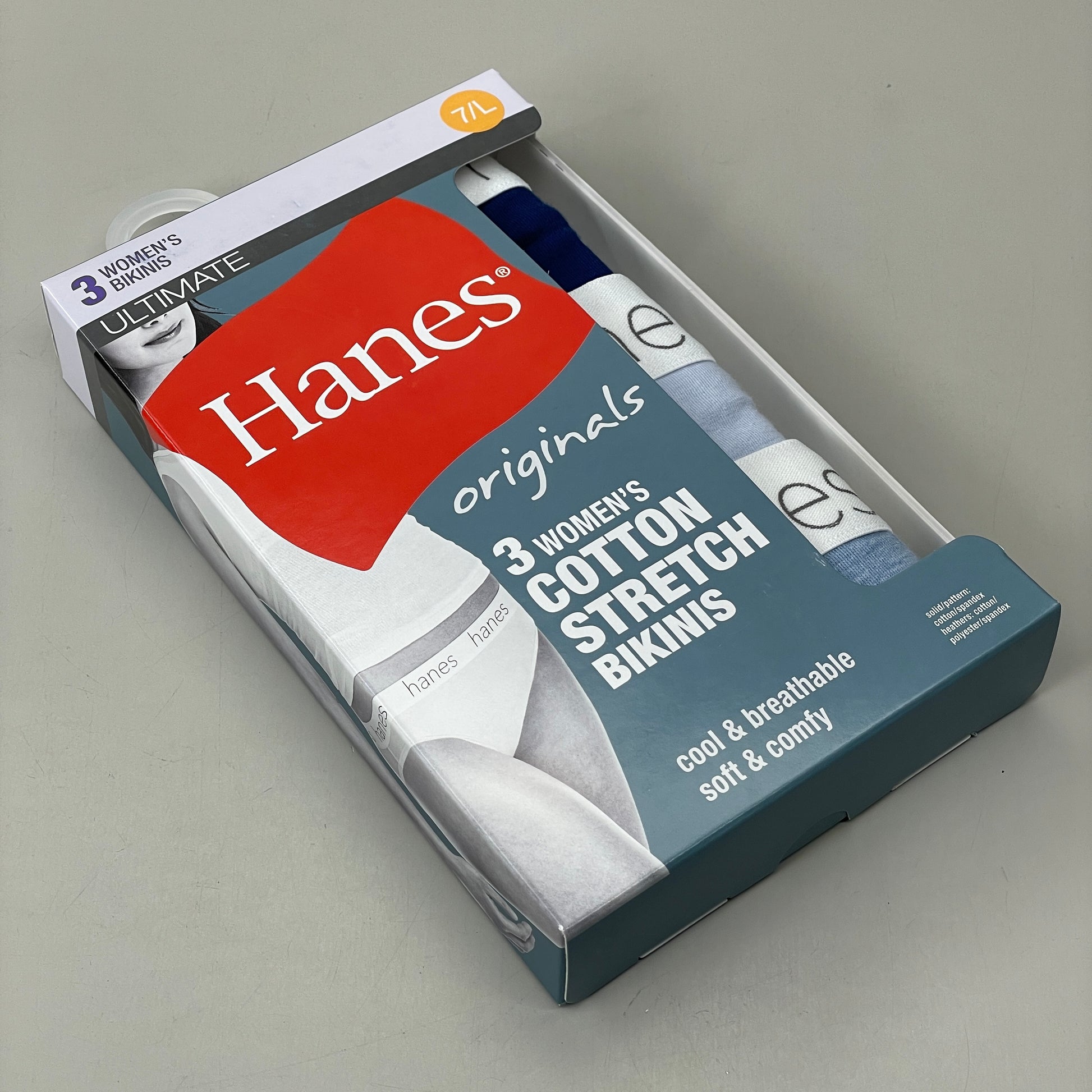 Buy Hanes Women's Originals Panties Pack, Breathable Cotton